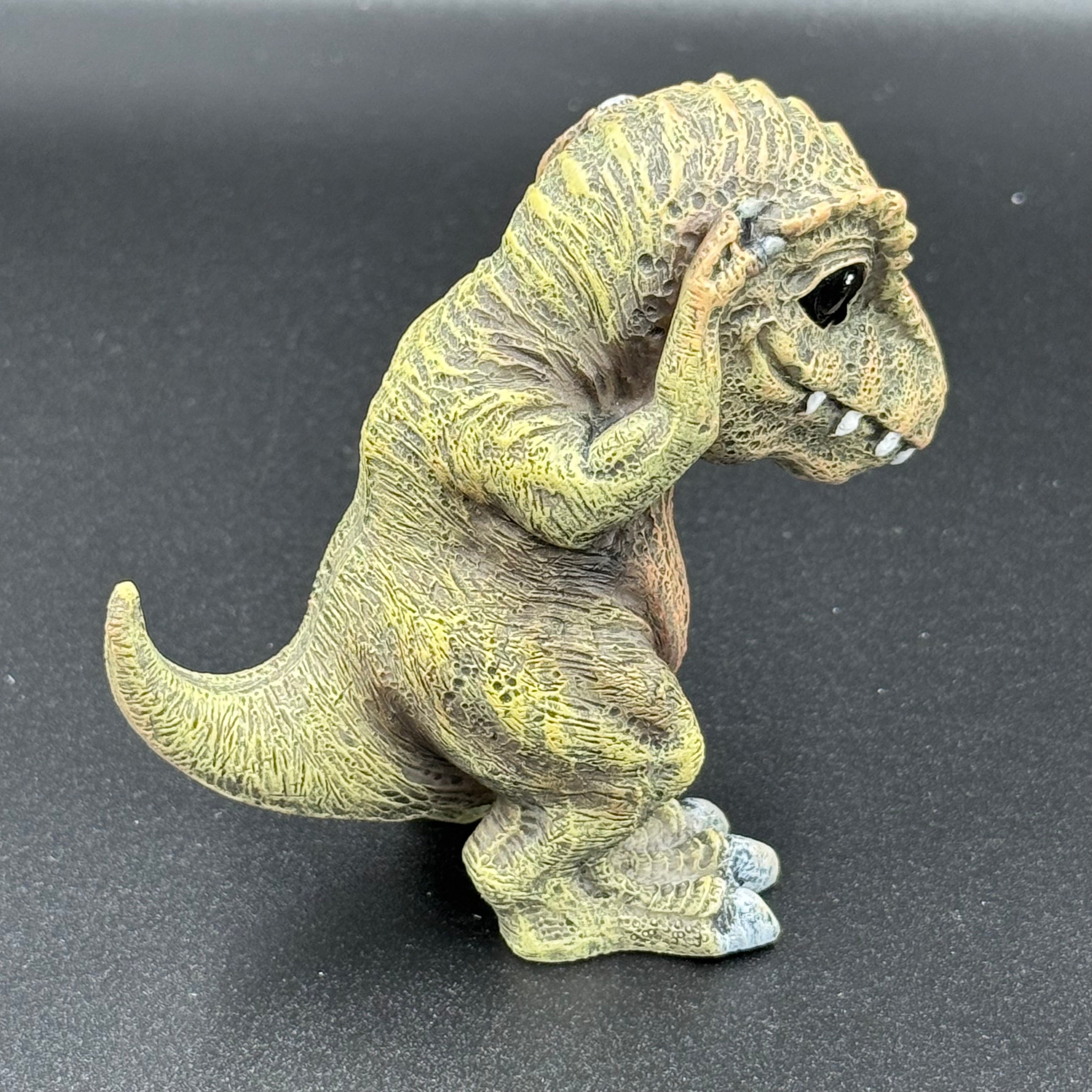 Three Wise See No, Hear No, Speak No, Tyrannosaurus Rex Dinosaur Figurines