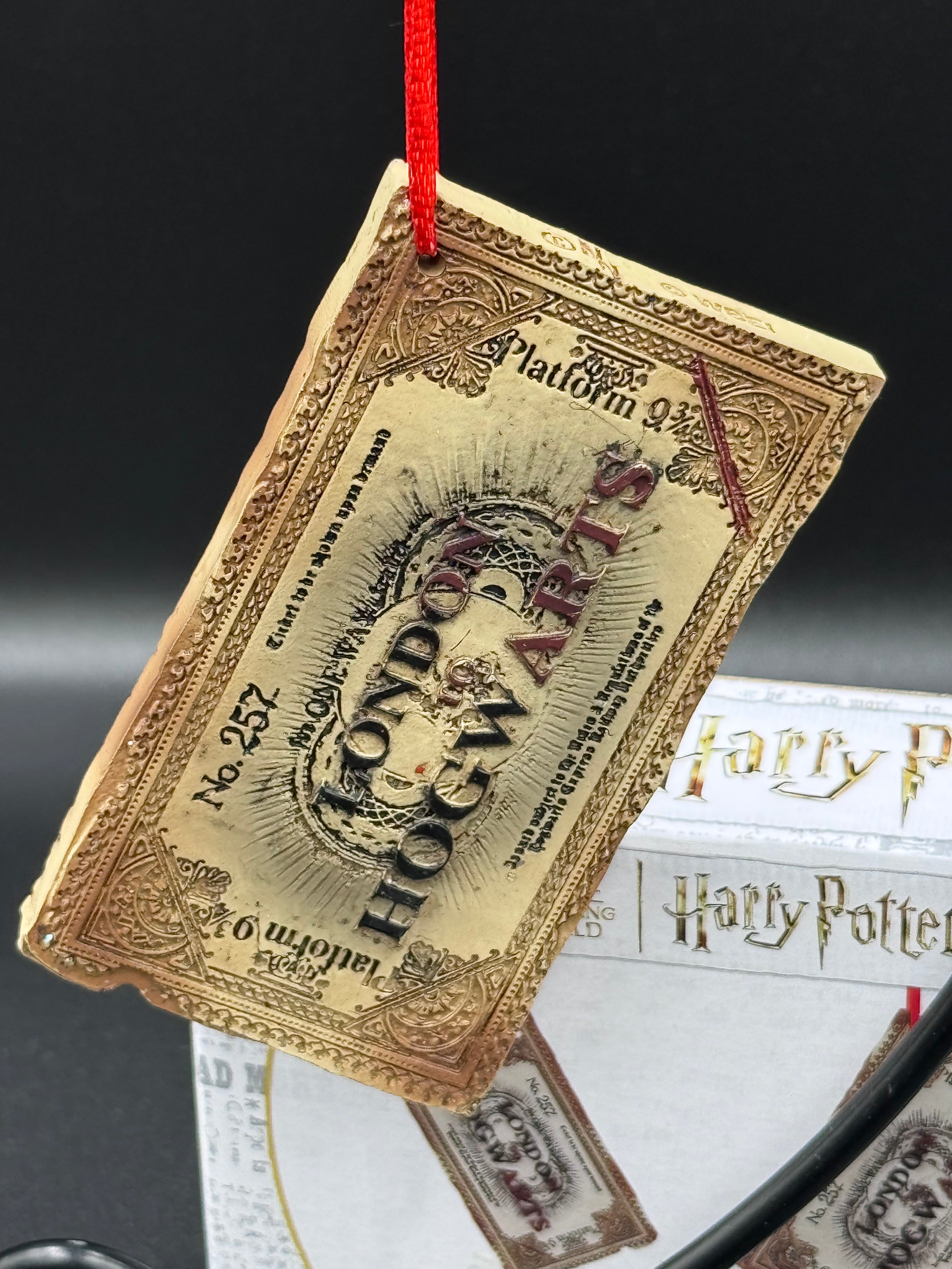 Harry Potter Hogwarts Express Ticket Hanging Ornament