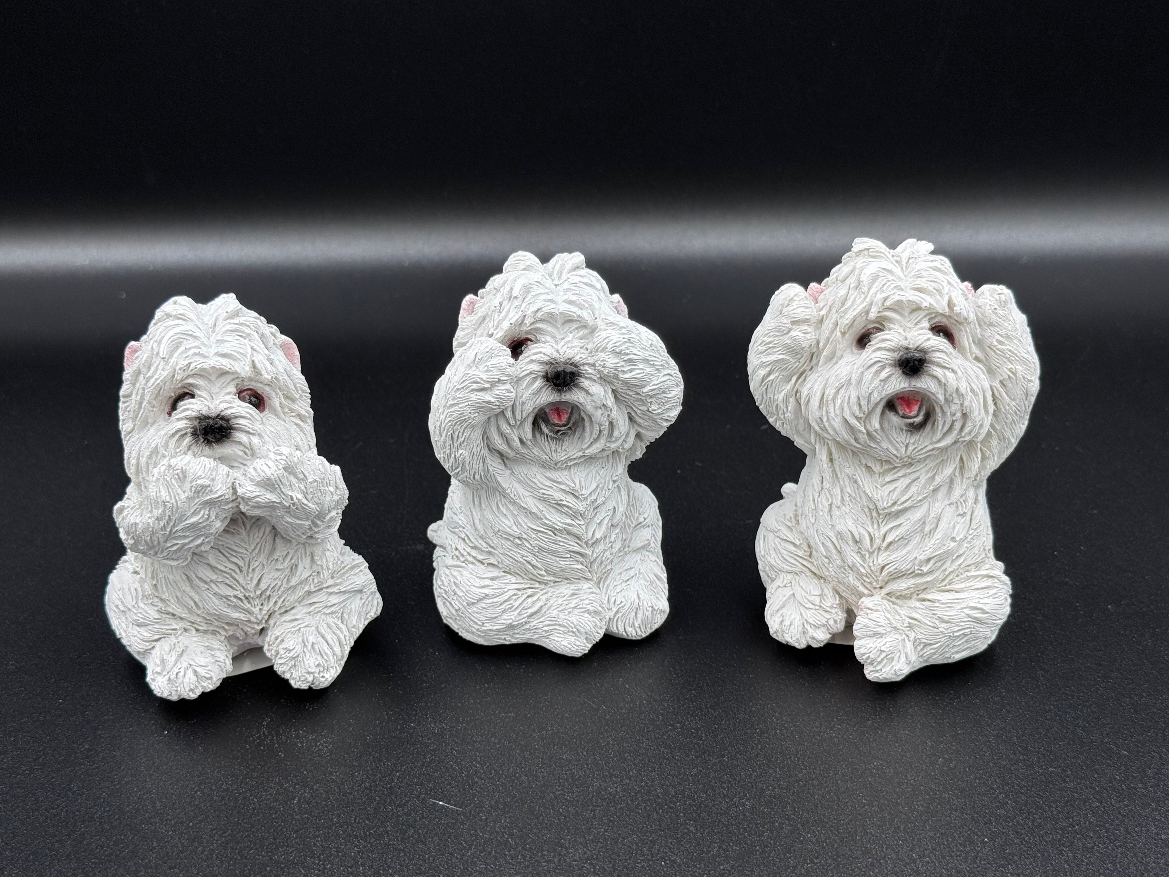 Three Wise Westies 8cm