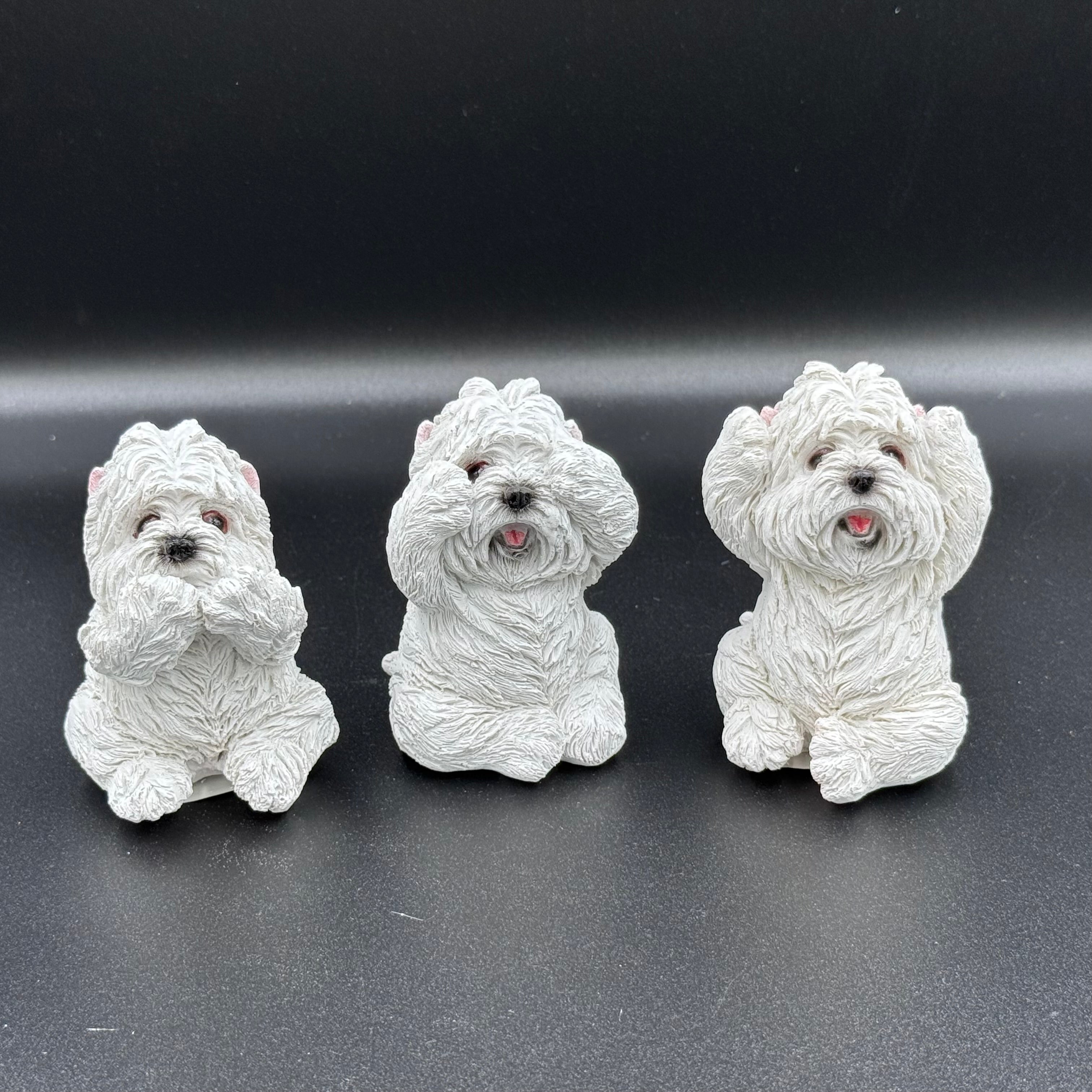 Three Wise Westies 8cm