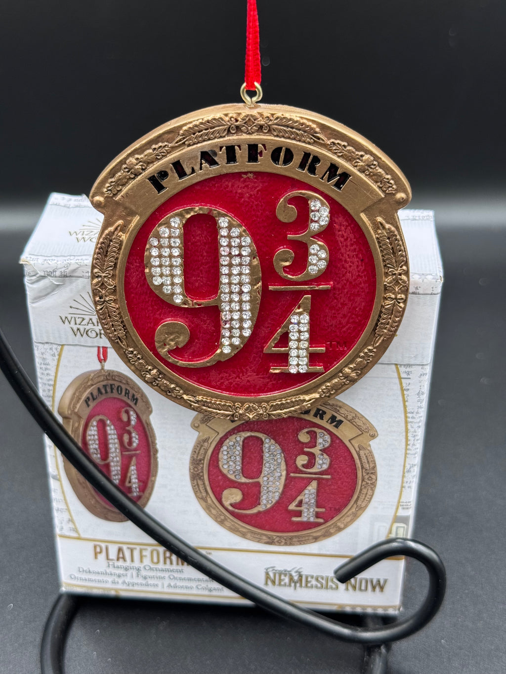 Harry Potter Train Platform 9 3/4 Hanging Festive Decorative Ornament