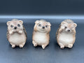 Three Wise Hedgehog Figurines 8.5cm
