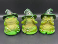Three Wise Wizard Toad Figurines