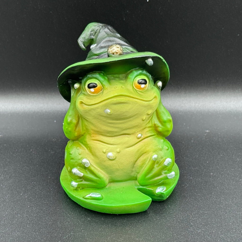 Three Wise Wizard Toad Figurines