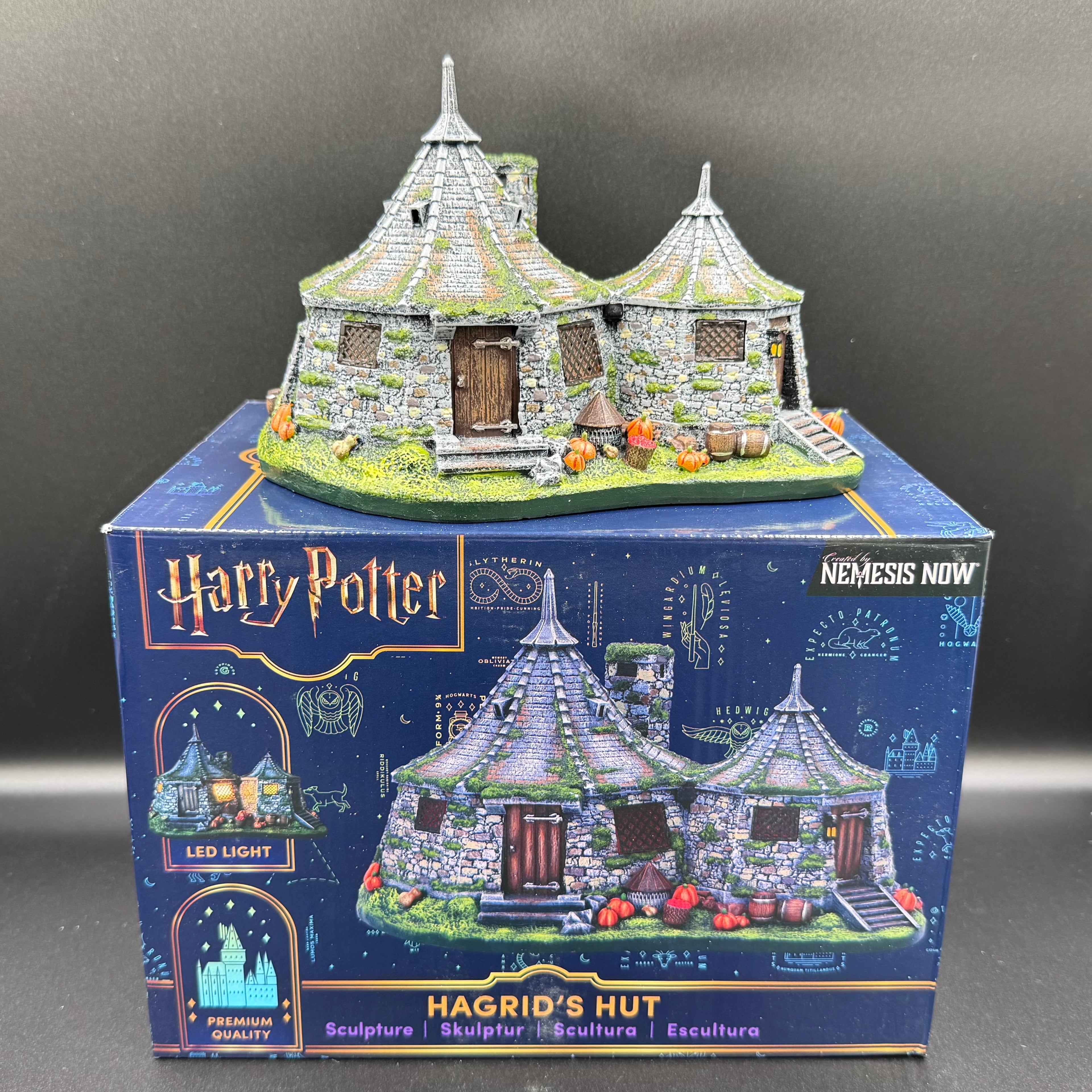 Harry Potter Hagrids Hut Light up LED Figurine 13cm