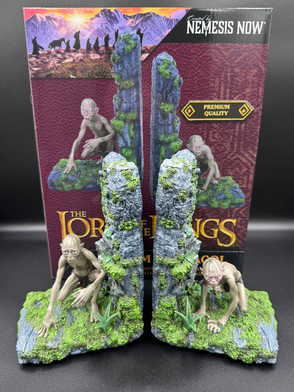 The Lord of the Rings Gollum and Smeagol Bookends