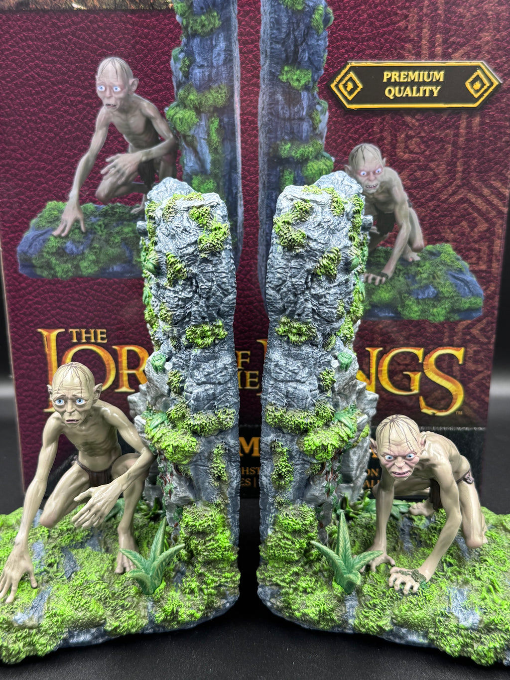 The Lord of the Rings Gollum and Smeagol Bookends