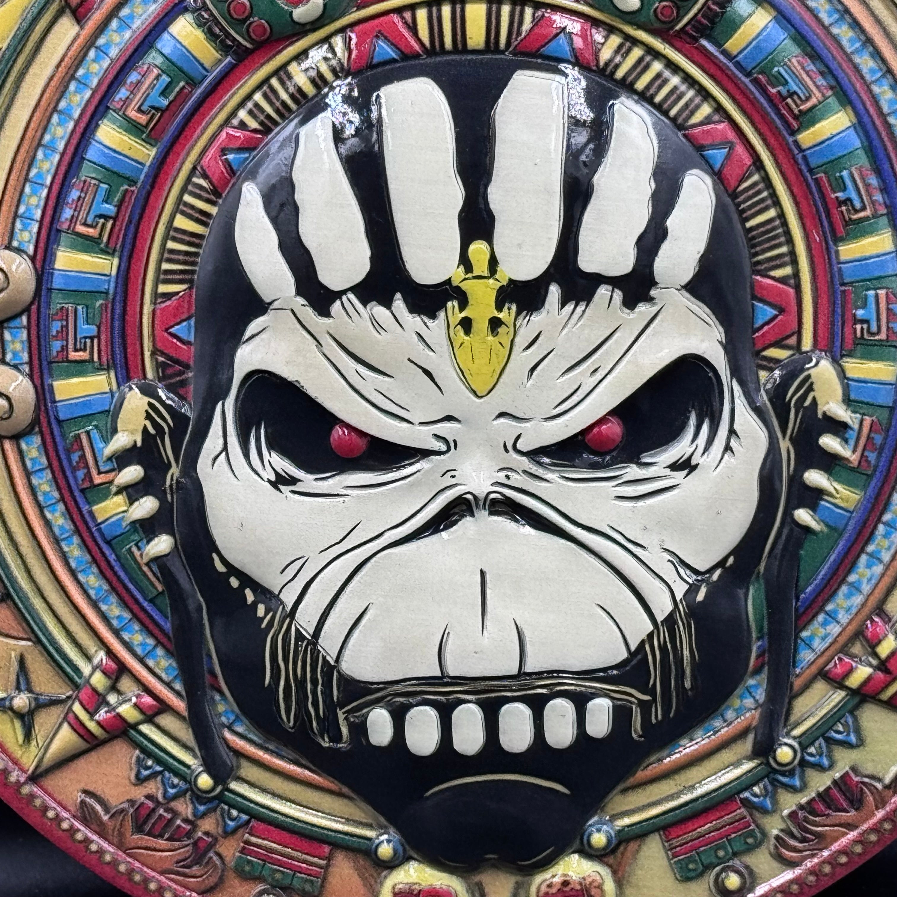 Iron Maiden Book of Souls Tribal Pattern Wall Plaque