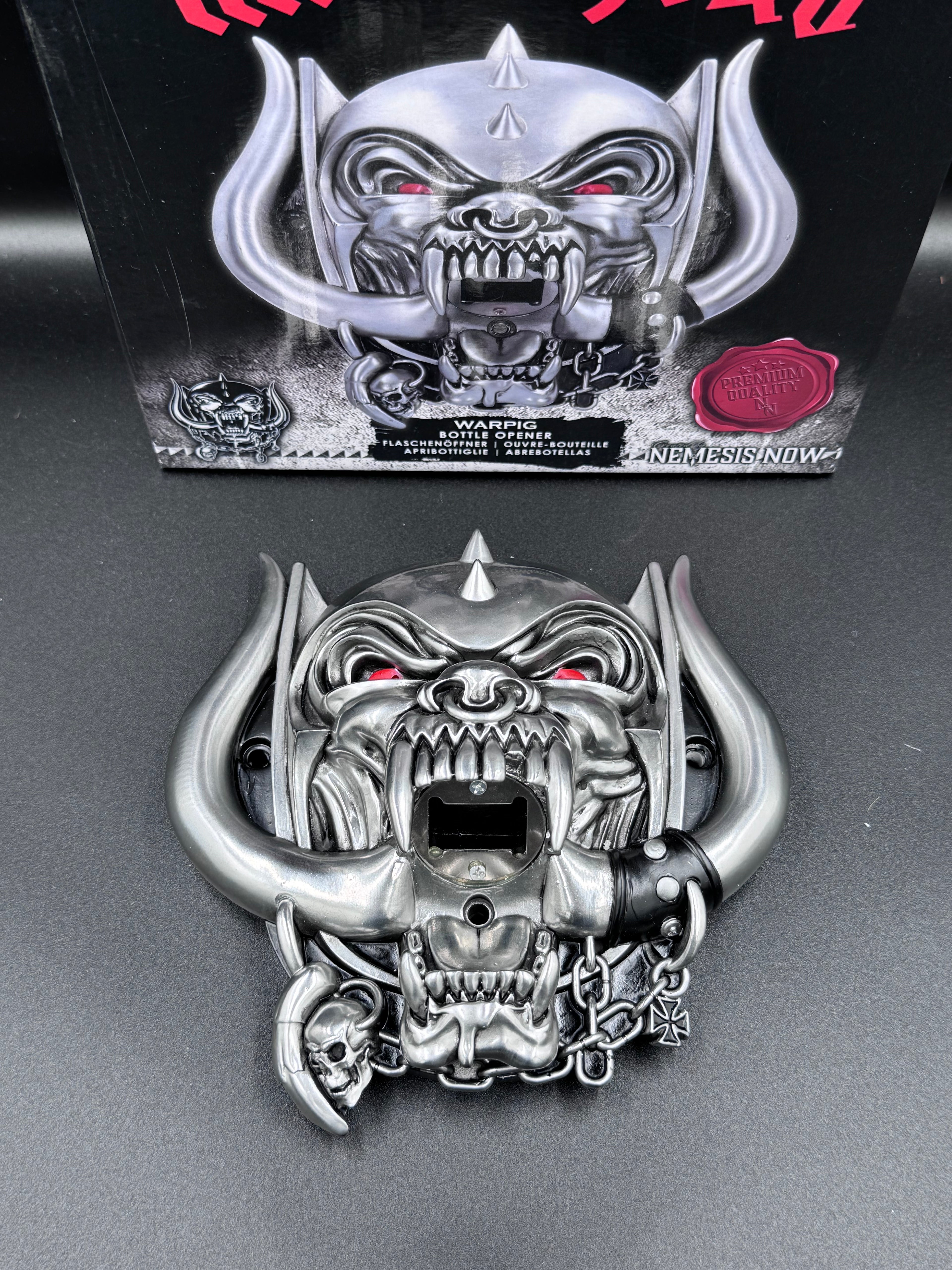 Motorhead Warpig Collectible Wall Mounted Bottle Opener