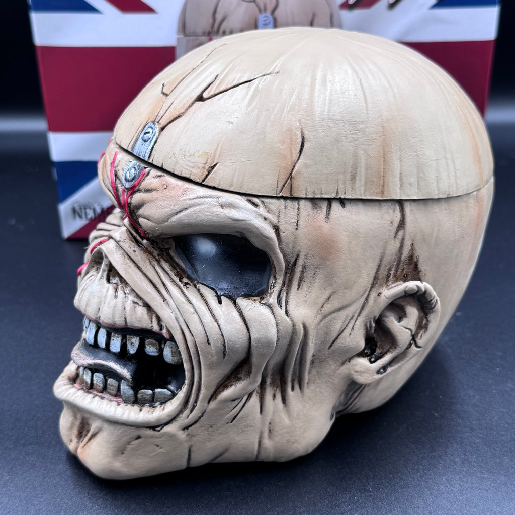 Iron Maiden Eddie The Trooper Head Trinket Box