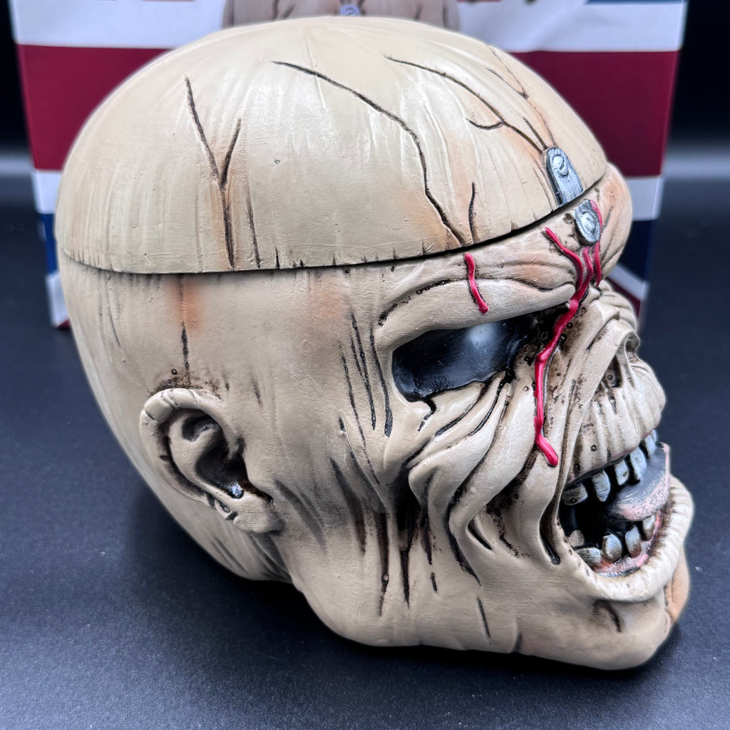 Iron Maiden Eddie The Trooper Head Trinket Box