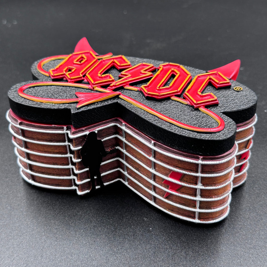 ACDC Logo Guitar Inspired Box