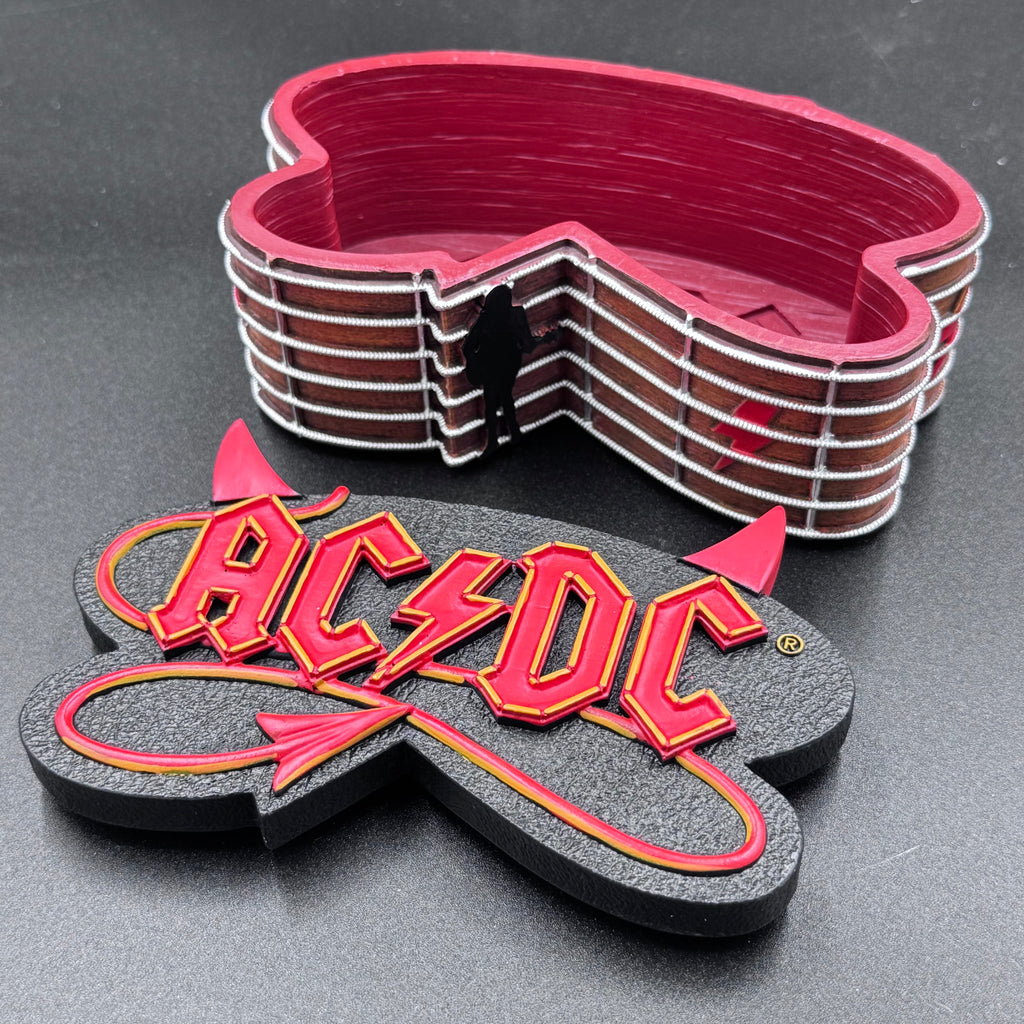ACDC Logo Guitar Inspired Box