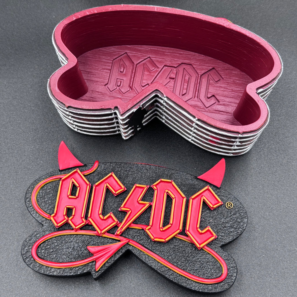 ACDC Logo Guitar Inspired Box