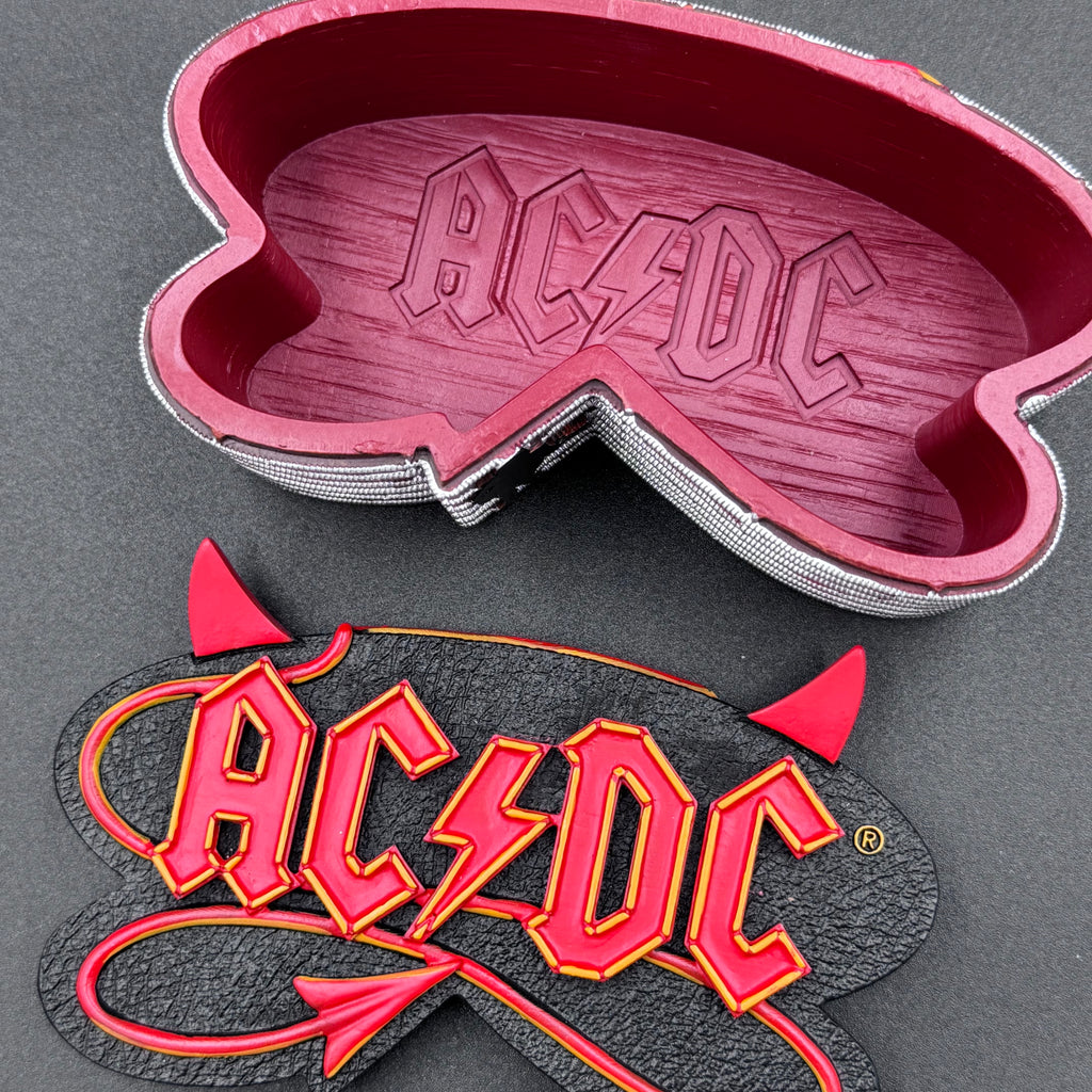 ACDC Logo Guitar Inspired Box