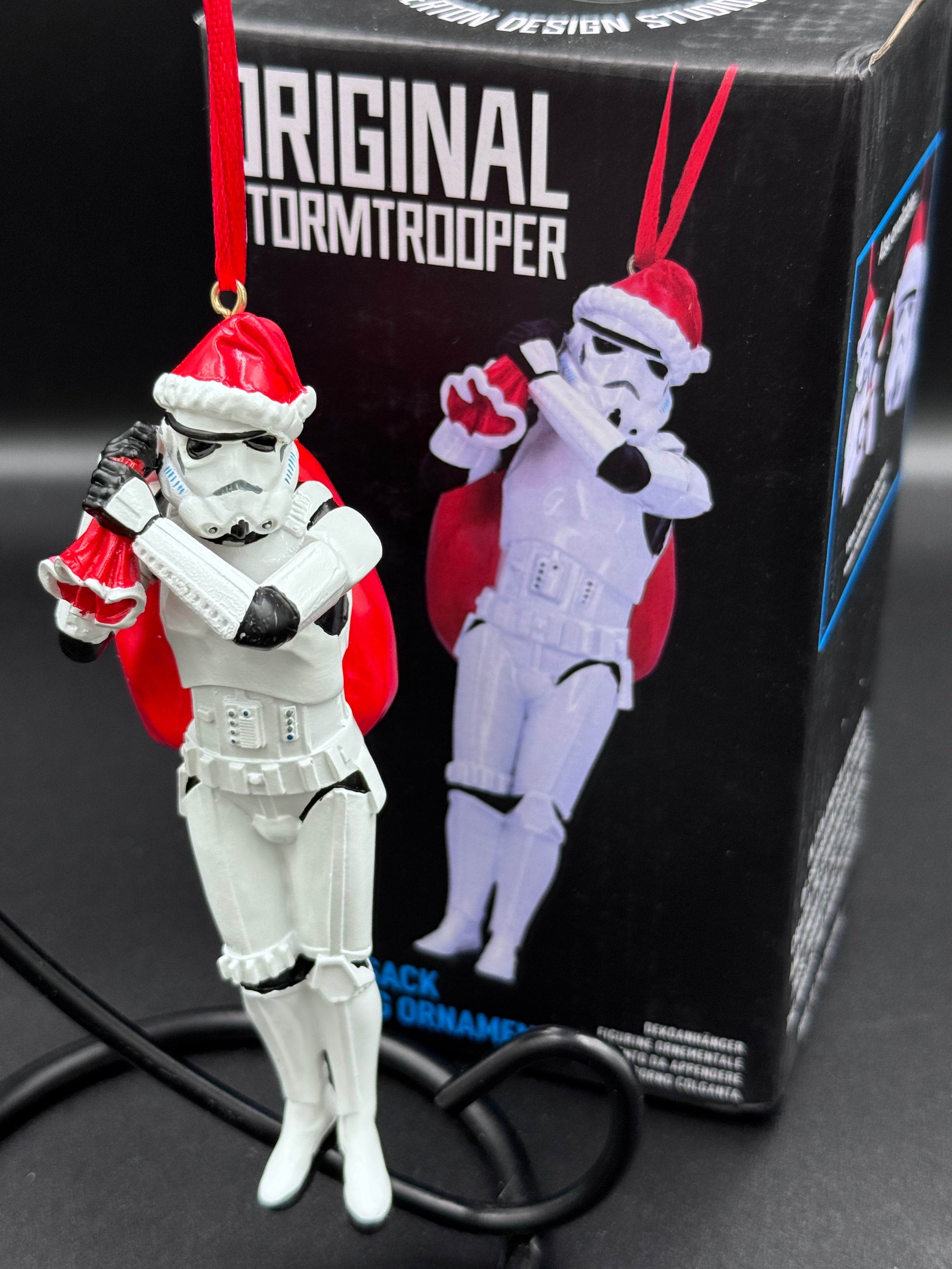 Officially Licensed Stormtrooper Santa Sack Hanging Ornament 13cm