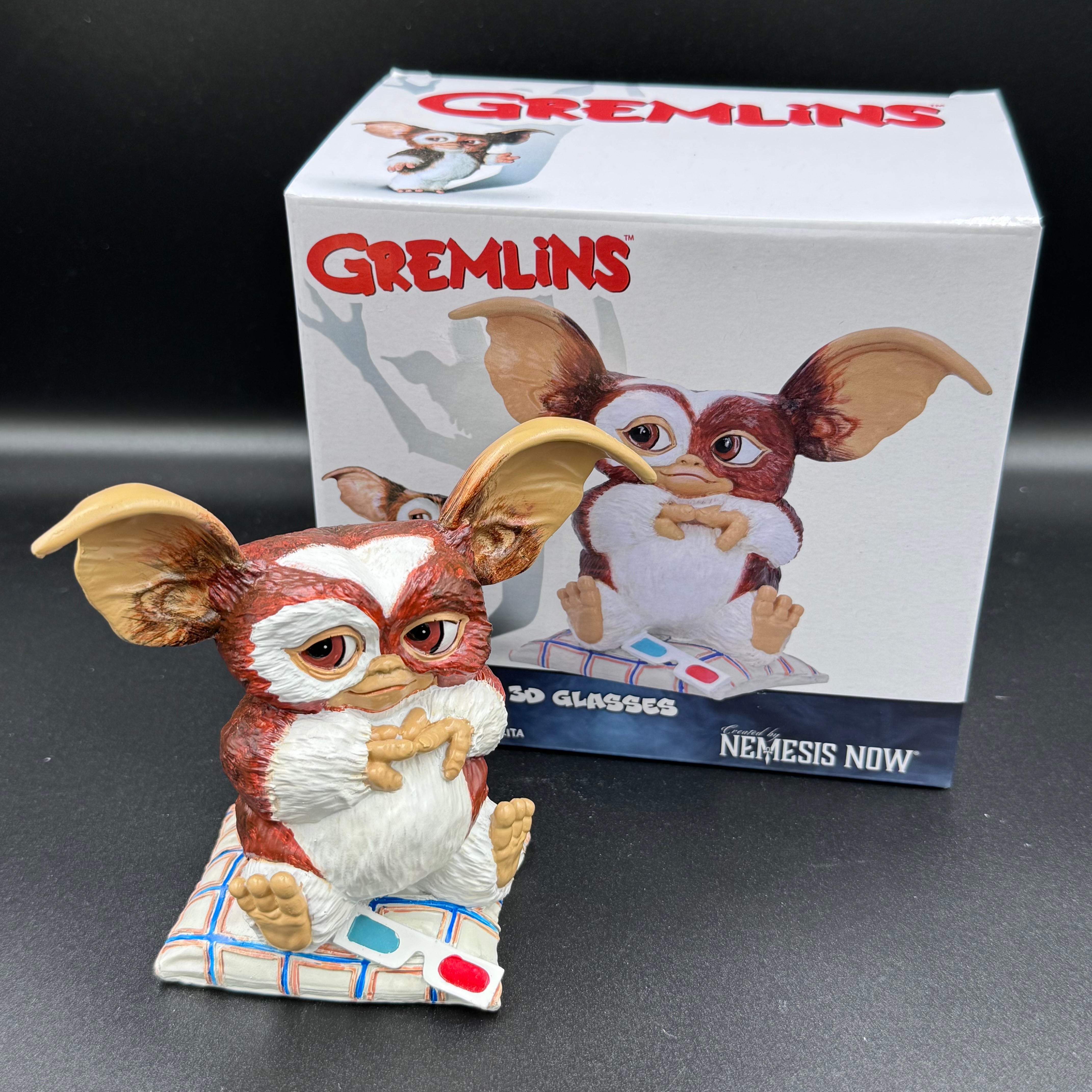 Gremlins Gizmo with 3D Glasses Figurine 14.5cm | Official Gremlins