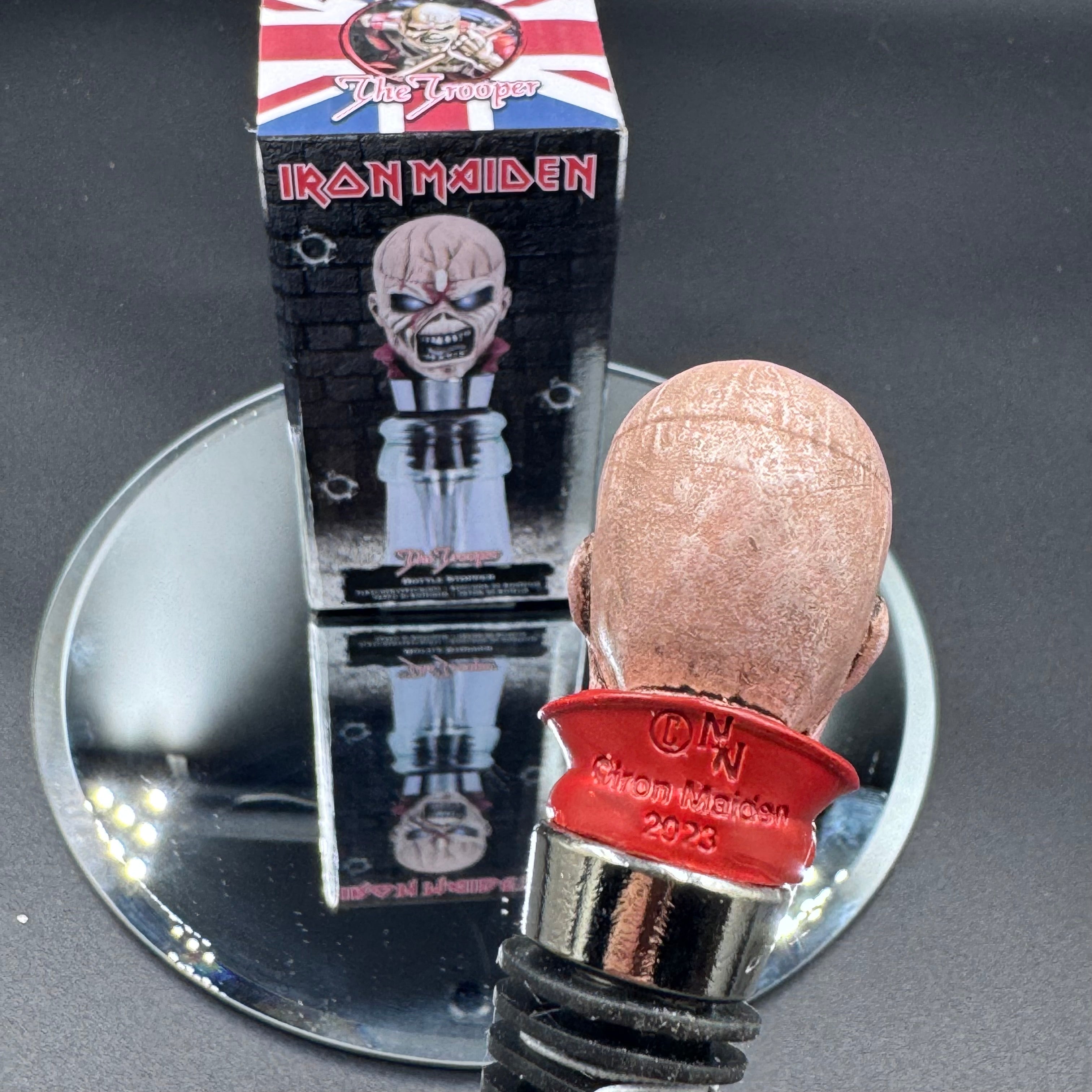 Officially Licensed Iron Maiden Eddie The Trooper Bottle Stopper 10cm