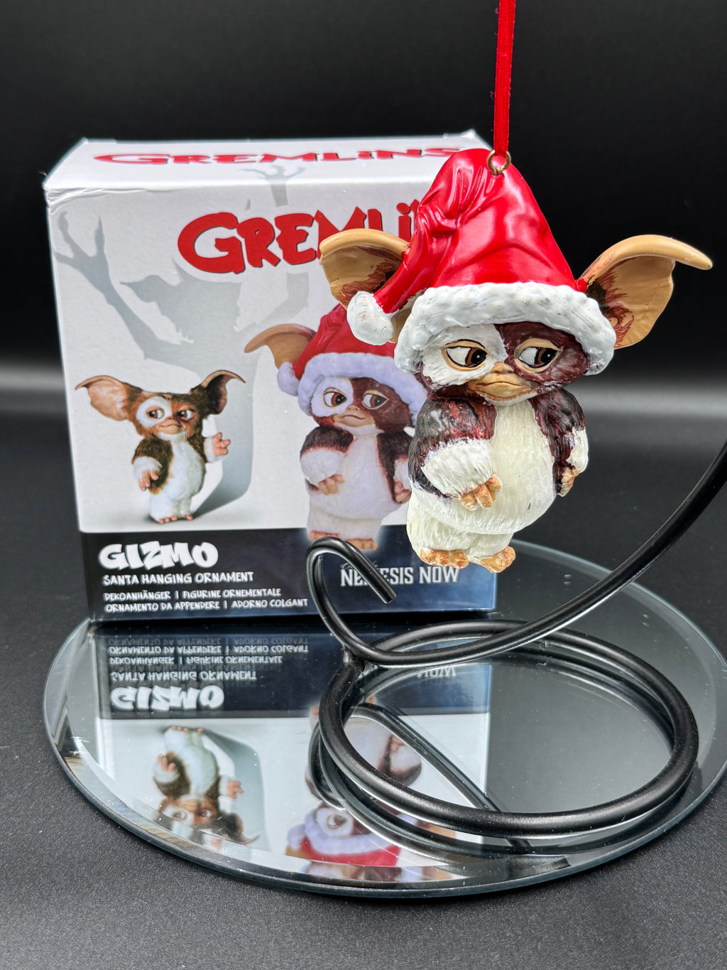 Gremlins Gizmo Santa Hanging Ornament 10.3cm