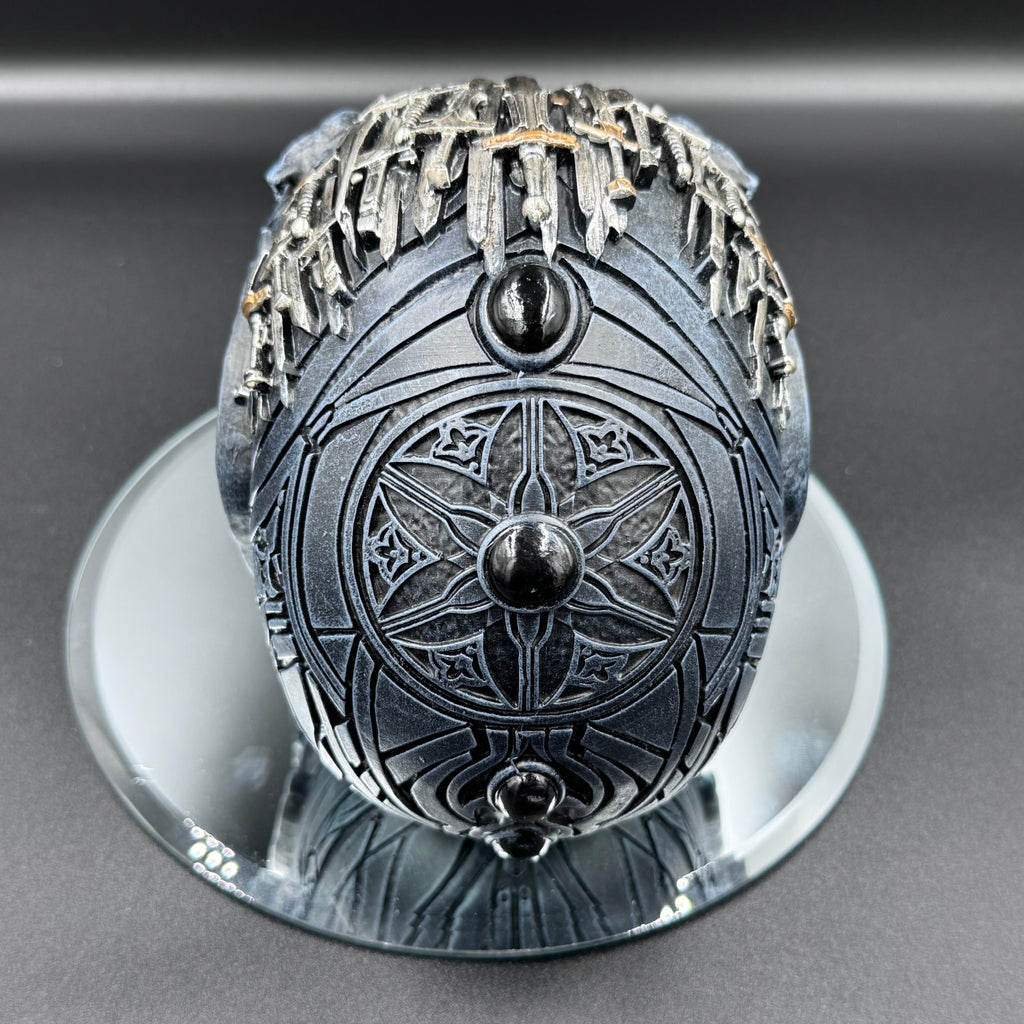 Sword Skull 18.5cm Figurine, Resin, Black