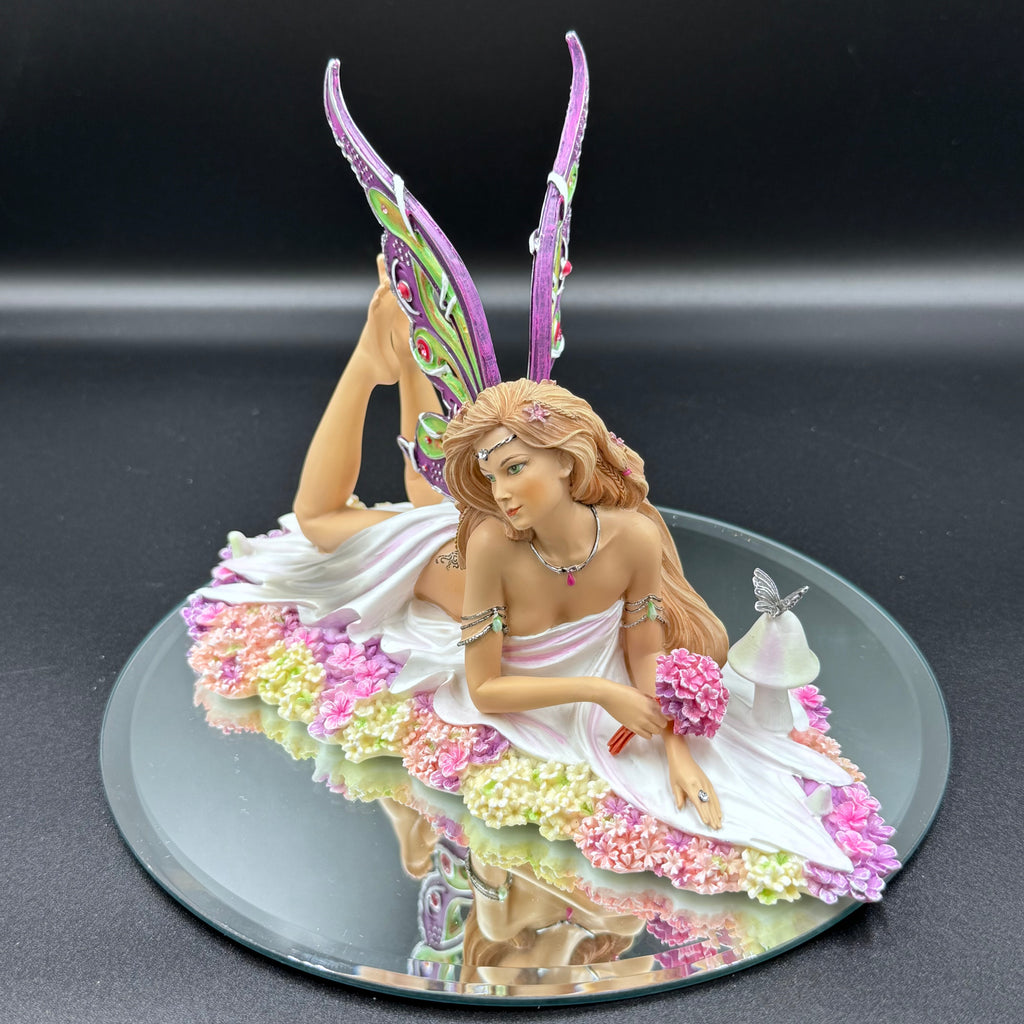 Jewelled Fairy Petalite Figurine Cute Pastel Fairy Ornament