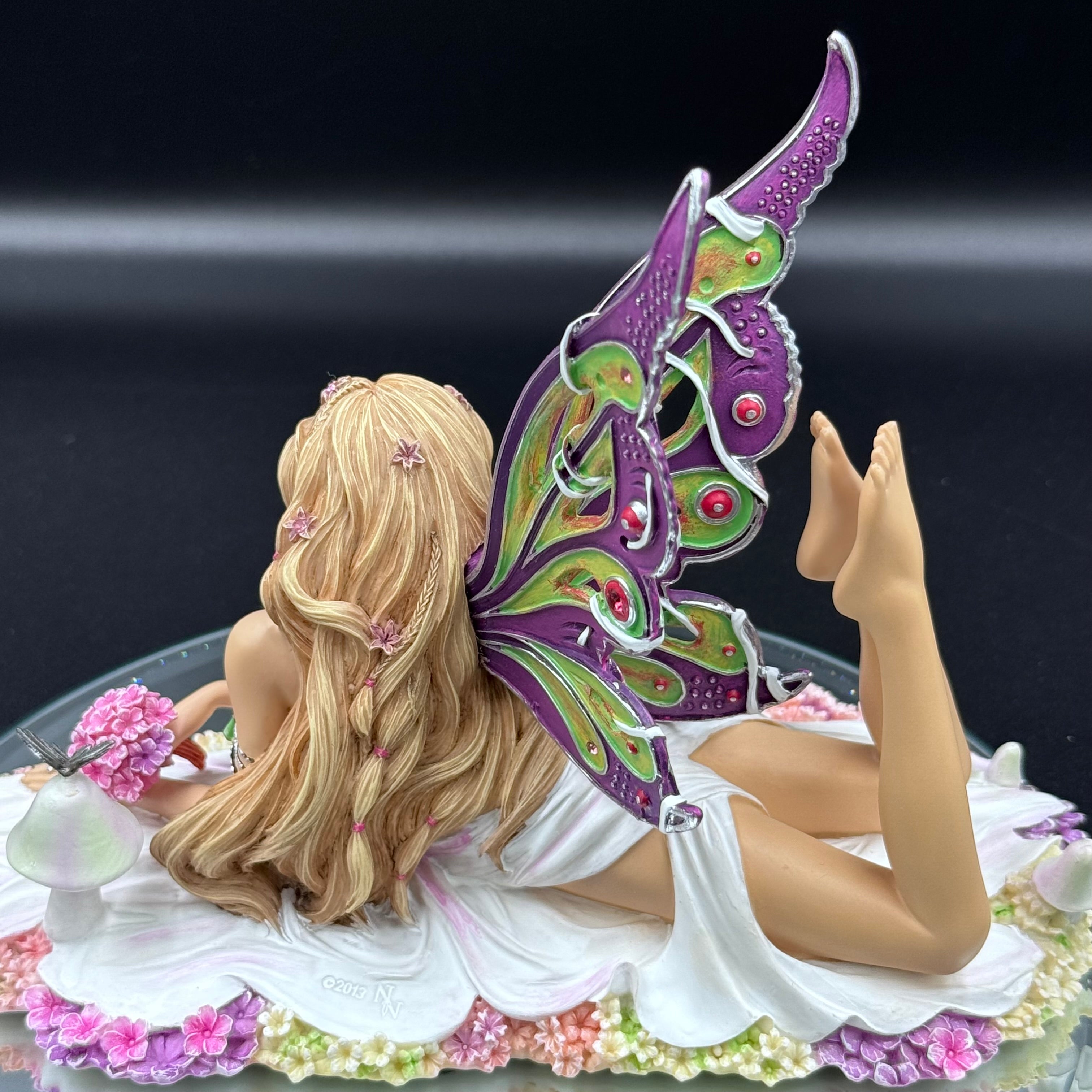 Jewelled Fairy Petalite Figurine Cute Pastel Fairy Ornament