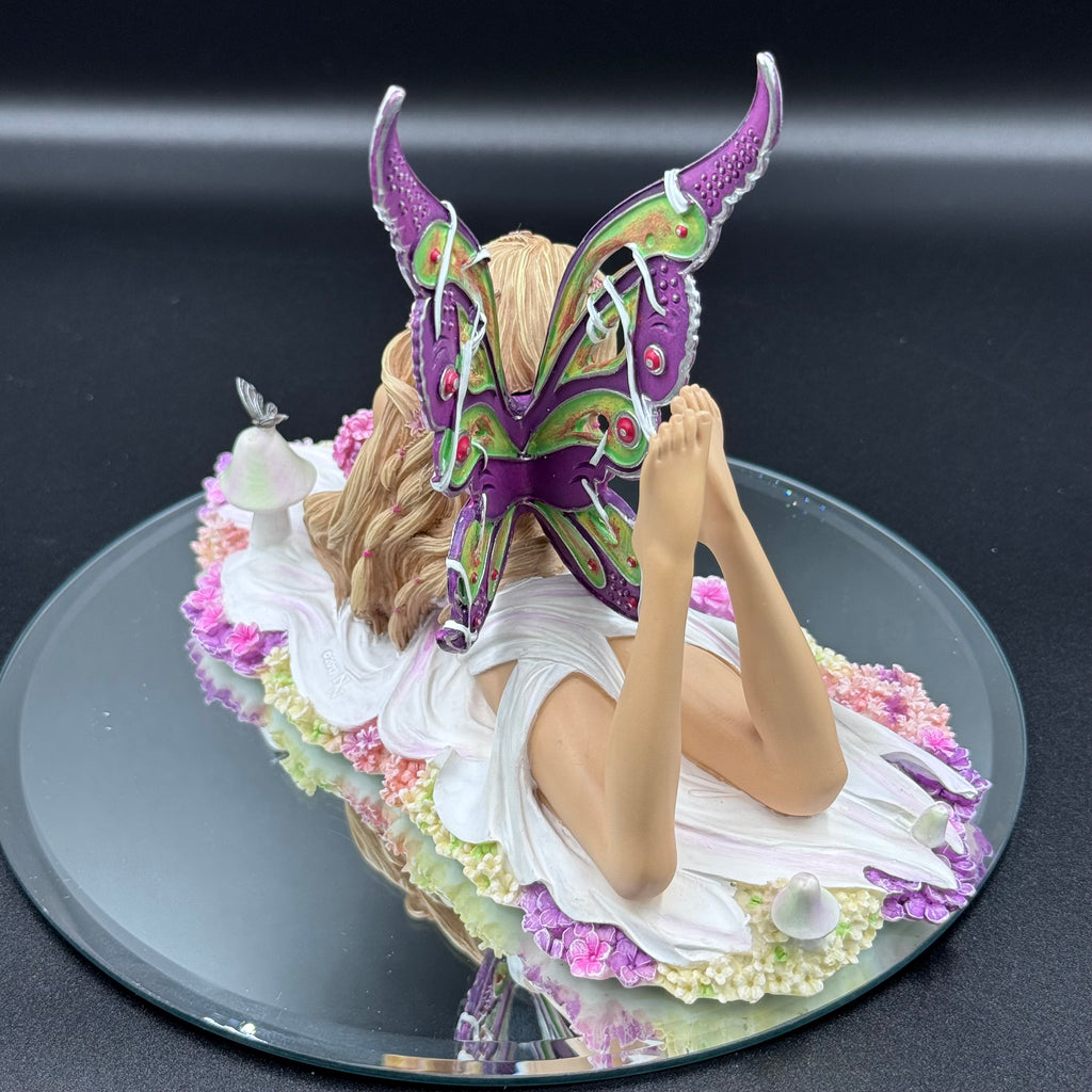 Jewelled Fairy Petalite Figurine Cute Pastel Fairy Ornament