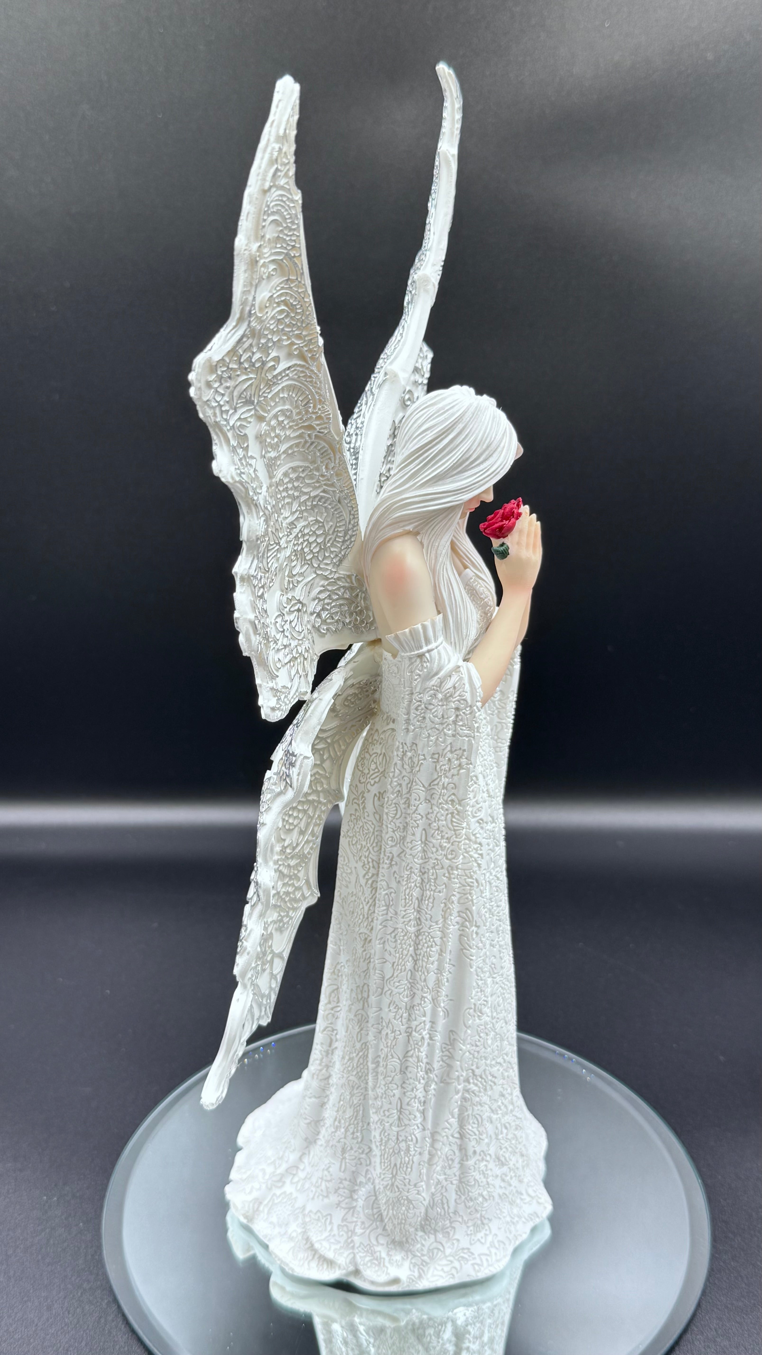 Anne Stokes Only Love Remains, Large Figurine, White, 35cm