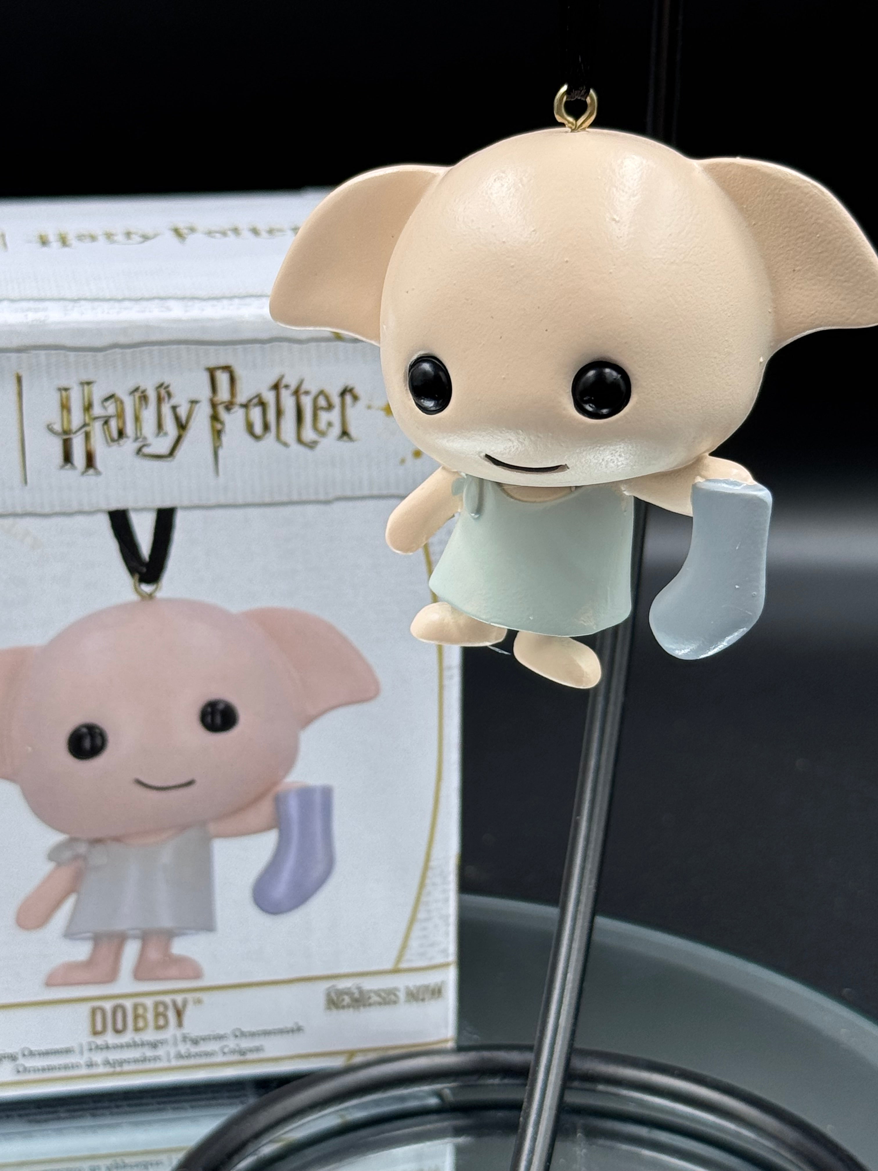 Officially Licensed Harry Potter Dobby Hanging Ornament, Cream, 8cm