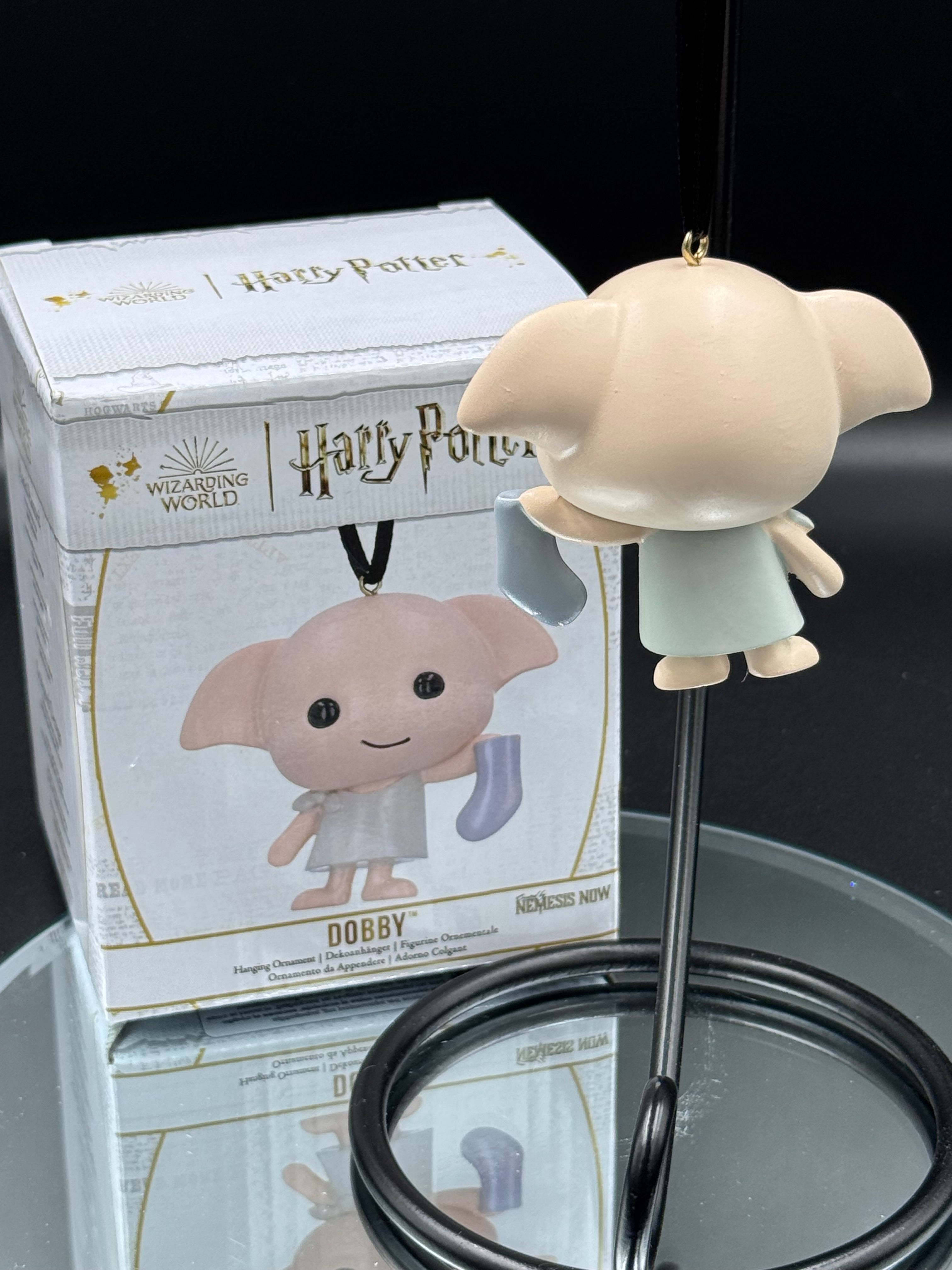 Officially Licensed Harry Potter Dobby Hanging Ornament, Cream, 8cm