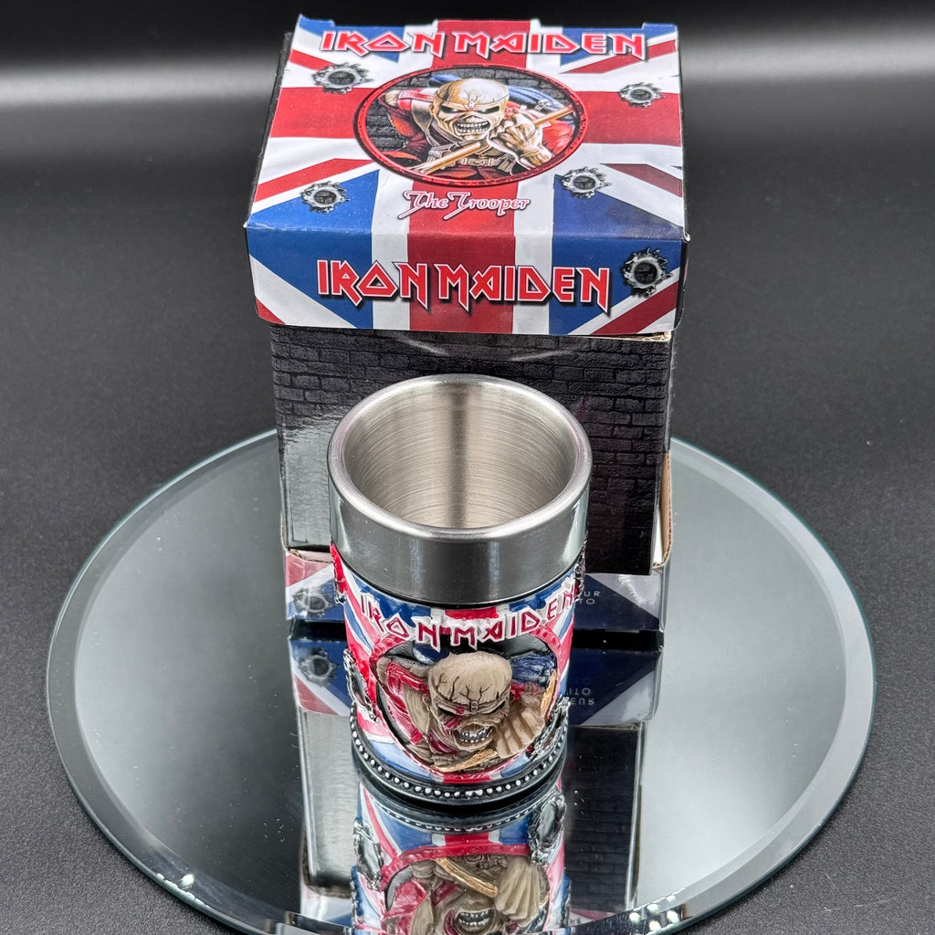Iron Maiden Eddie The Trooper Shot Glass Officially Licensed Merchandise