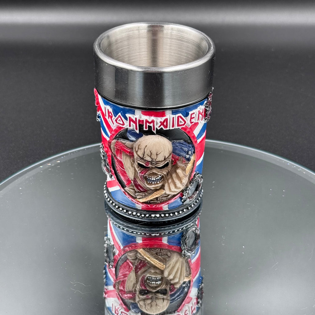 Iron Maiden Eddie The Trooper Shot Glass Officially Licensed Merchandise
