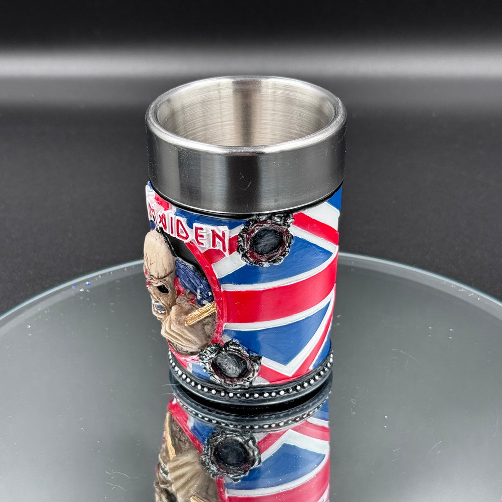 Iron Maiden Eddie The Trooper Shot Glass Officially Licensed Merchandise