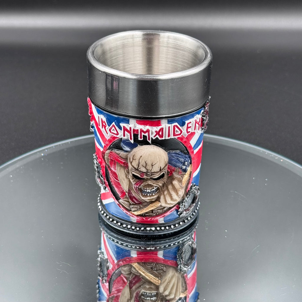 Iron Maiden Eddie The Trooper Shot Glass Officially Licensed Merchandise