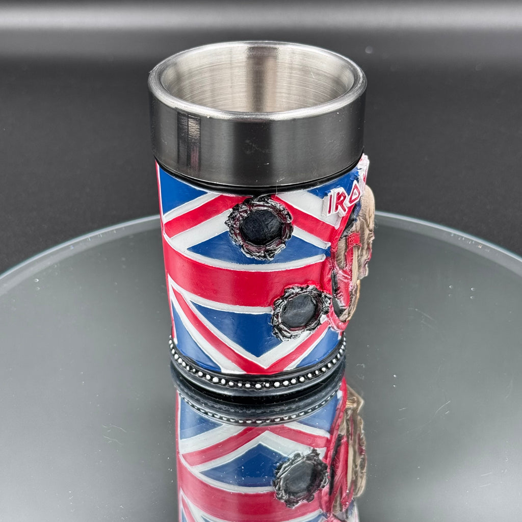 Iron Maiden Eddie The Trooper Shot Glass Officially Licensed Merchandise