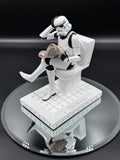 Original Stormtrooper Pooper Trooper on a Toilet Figurine