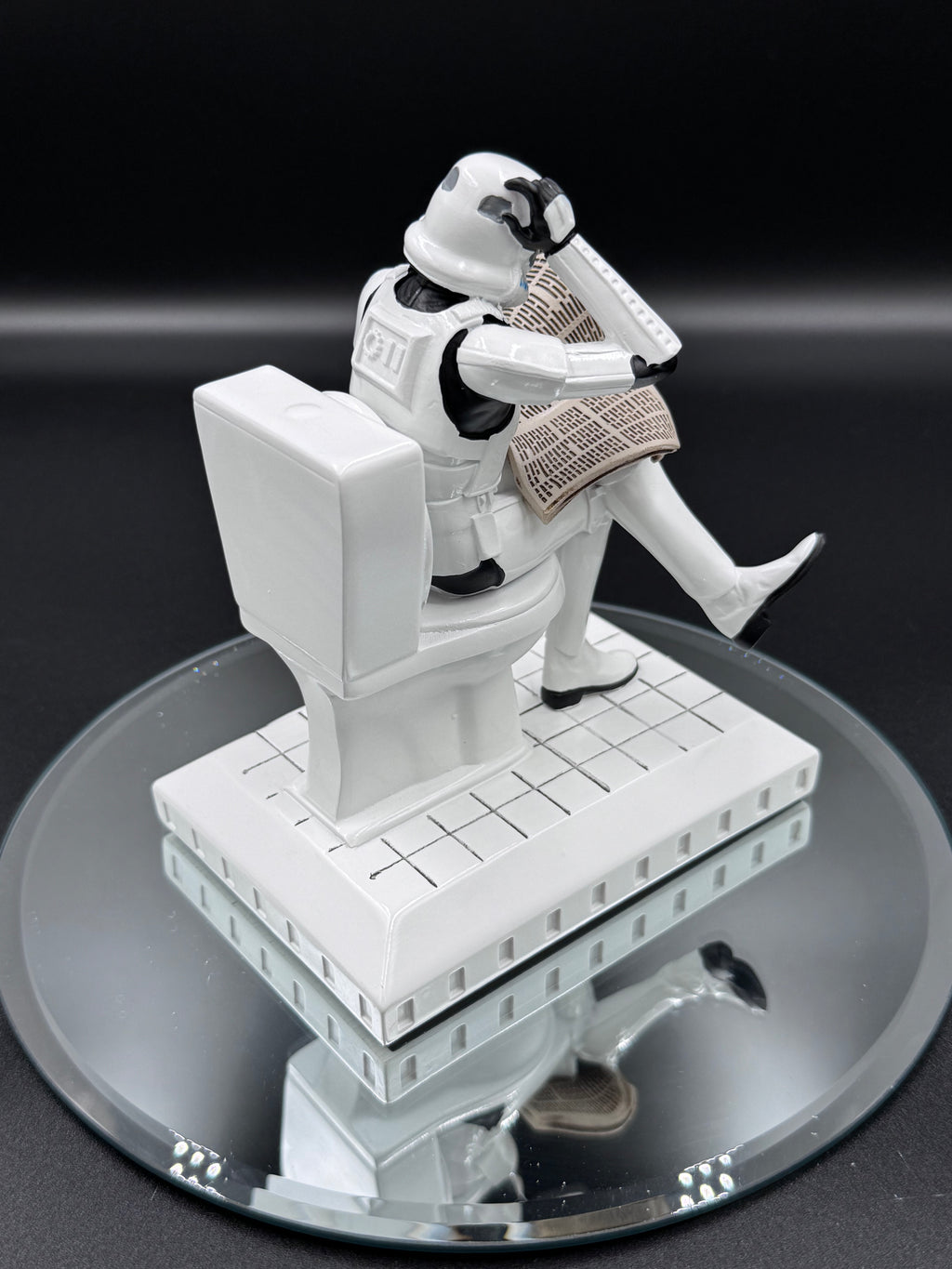 Original Stormtrooper Pooper Trooper on a Toilet Figurine