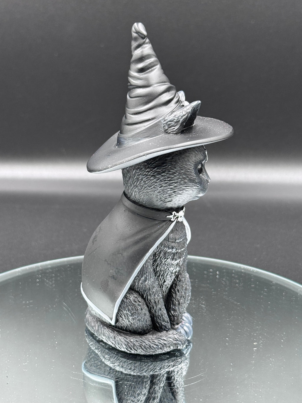 Purrah Witches Hat Occult Cat Figurine