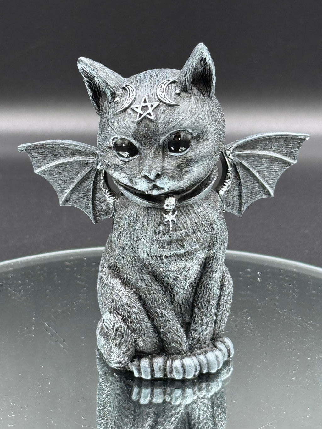 Malpuss Winged Occult Cat Figurine