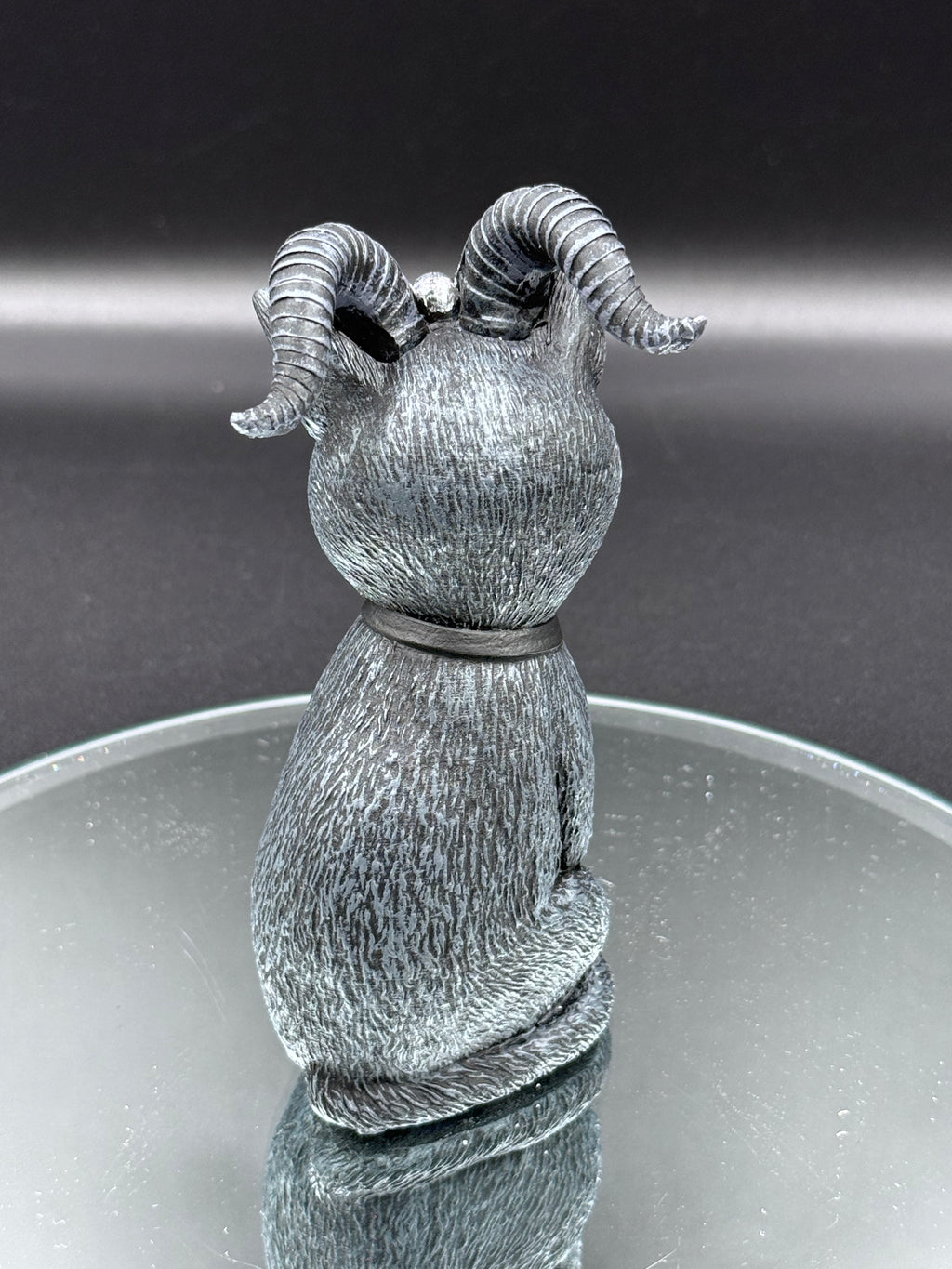 Pawzuph Horned Occult Cat Figurine