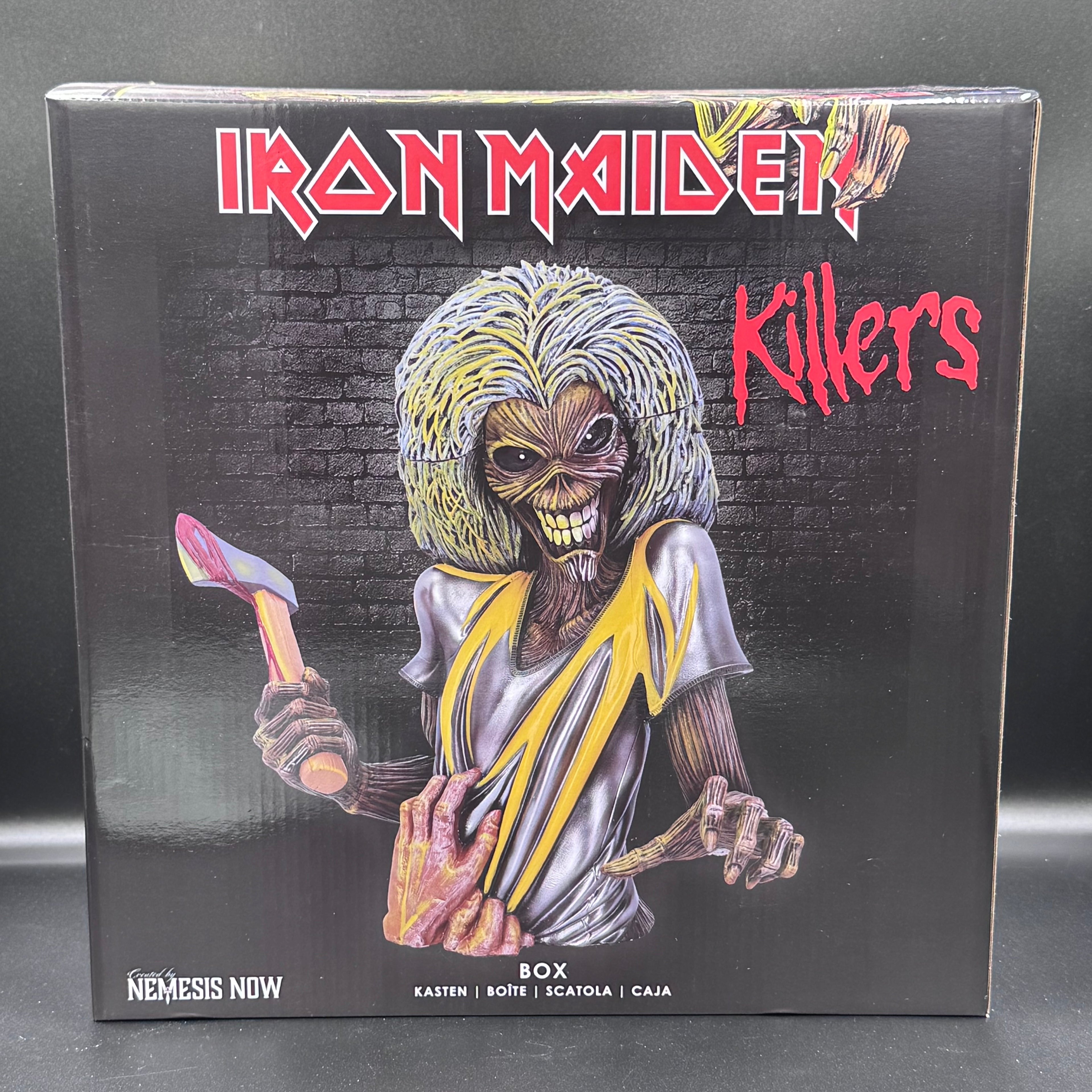 "Killers Bust Box" Sculptures by Iron Maiden