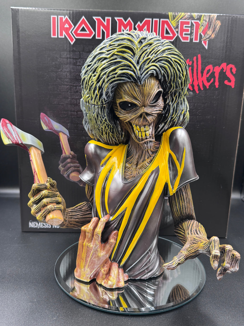"Killers Bust Box" Sculptures by Iron Maiden