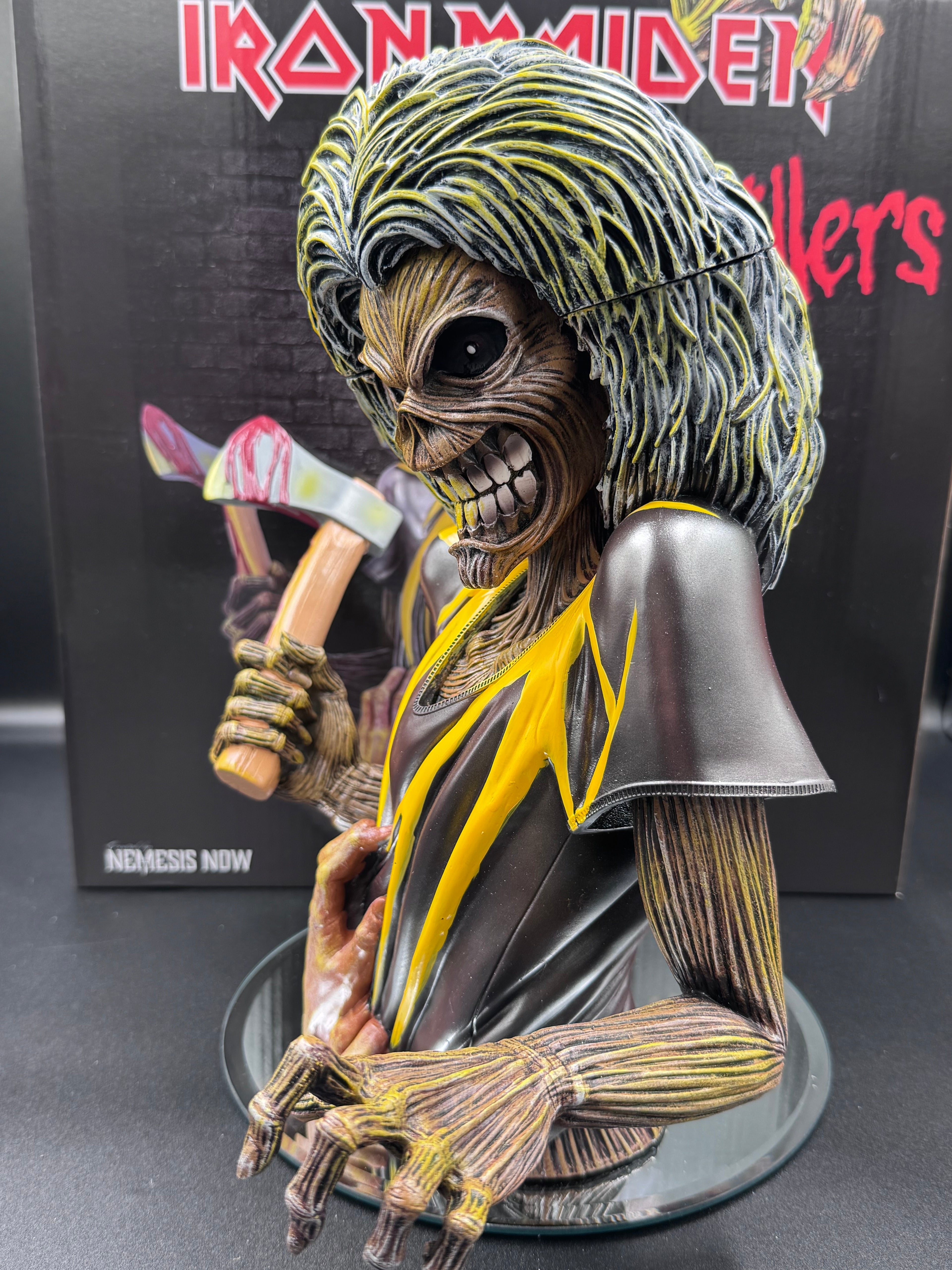 "Killers Bust Box" Sculptures by Iron Maiden