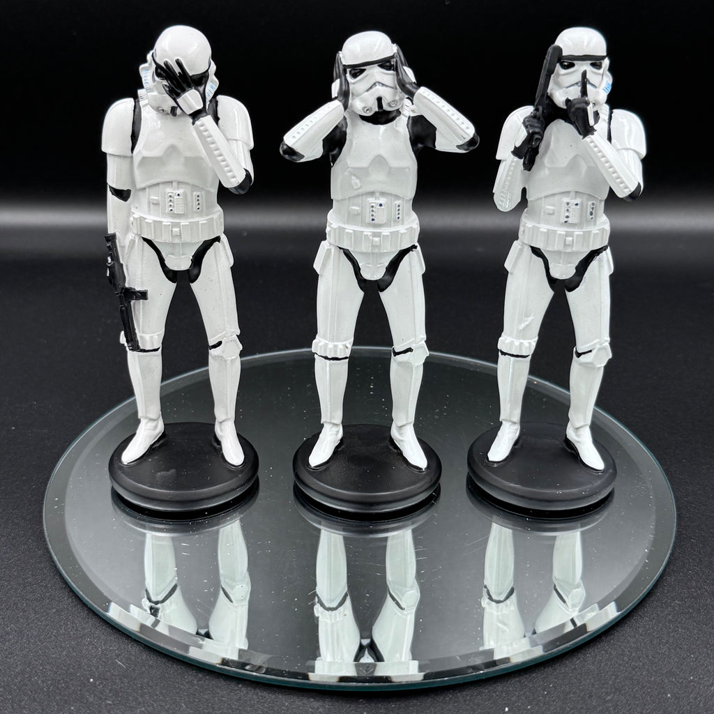 The Original Stormtrooper Three Wise Sci-Fi Figurines