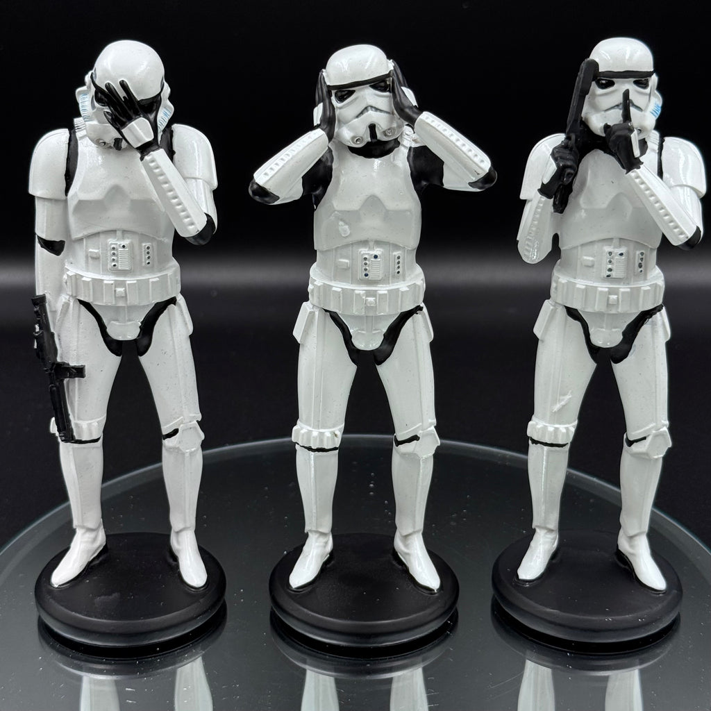 The Original Stormtrooper Three Wise Sci-Fi Figurines