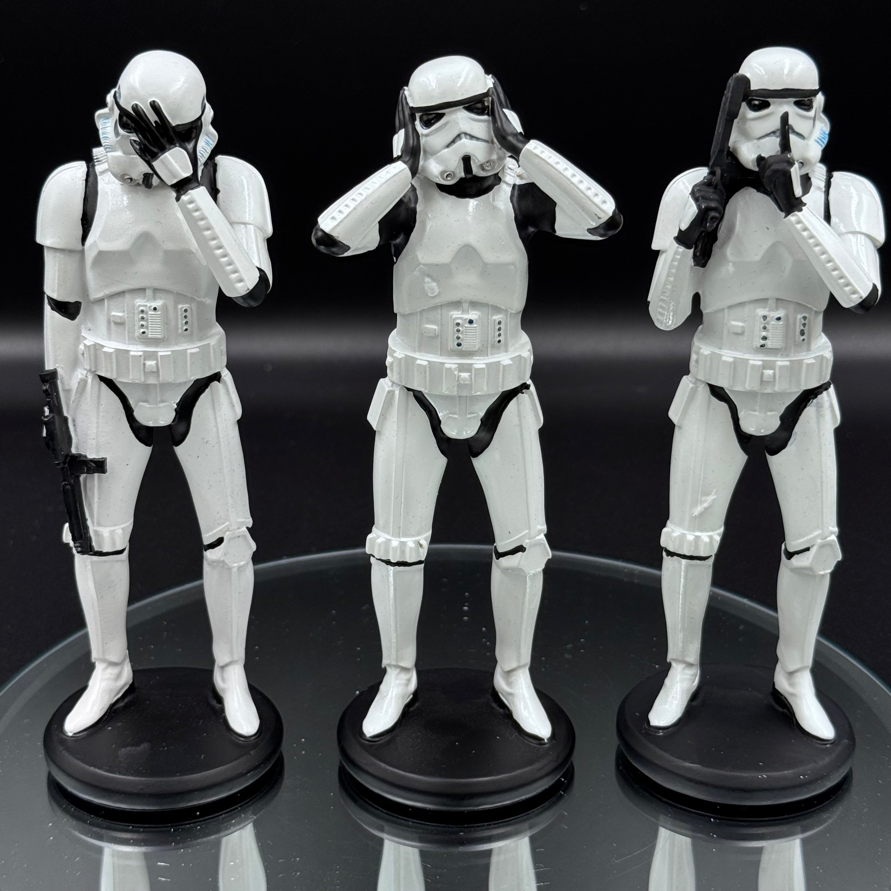 The Original Stormtrooper Three Wise Sci-Fi Figurines