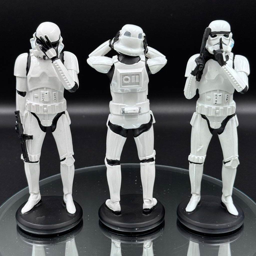The Original Stormtrooper Three Wise Sci-Fi Figurines