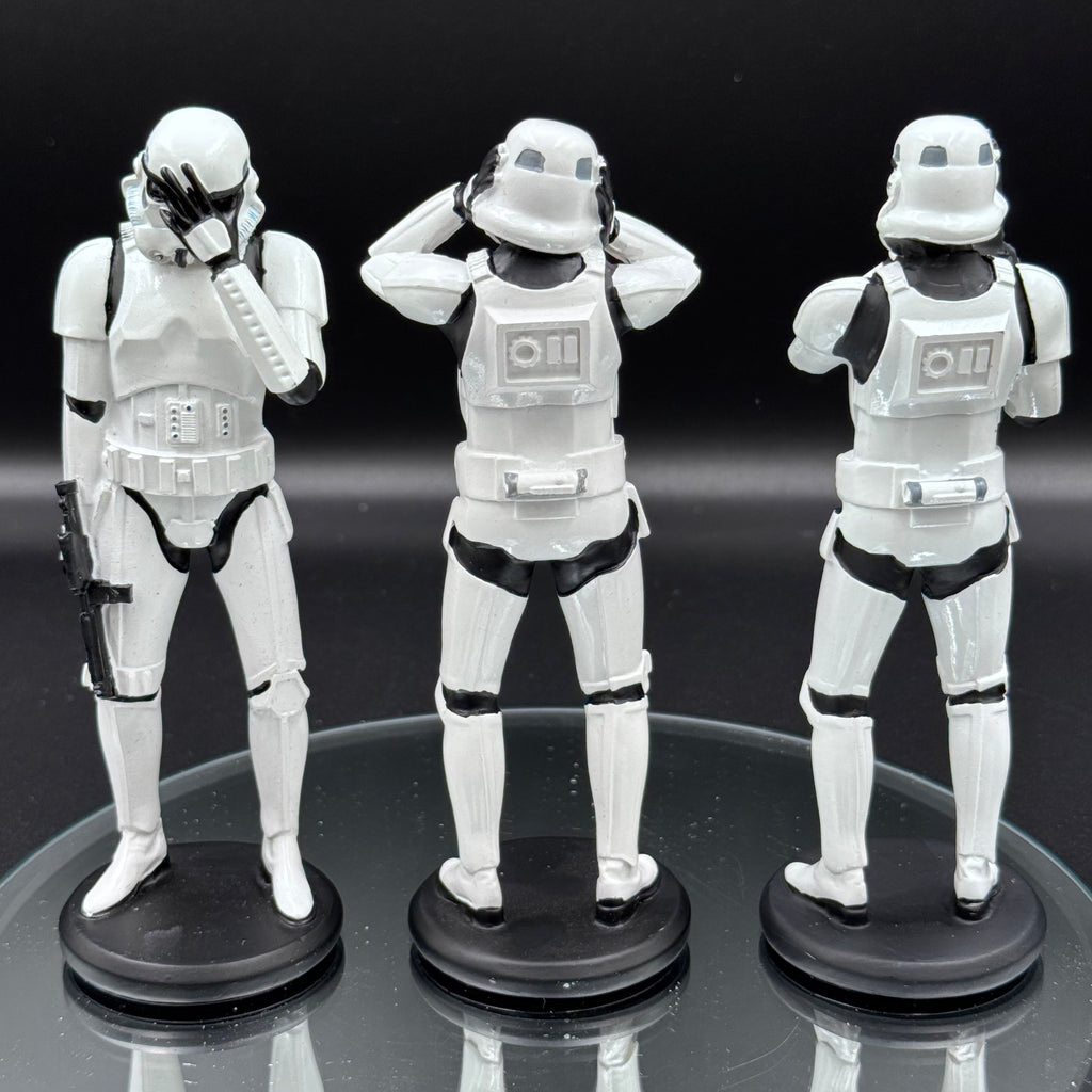 The Original Stormtrooper Three Wise Sci-Fi Figurines