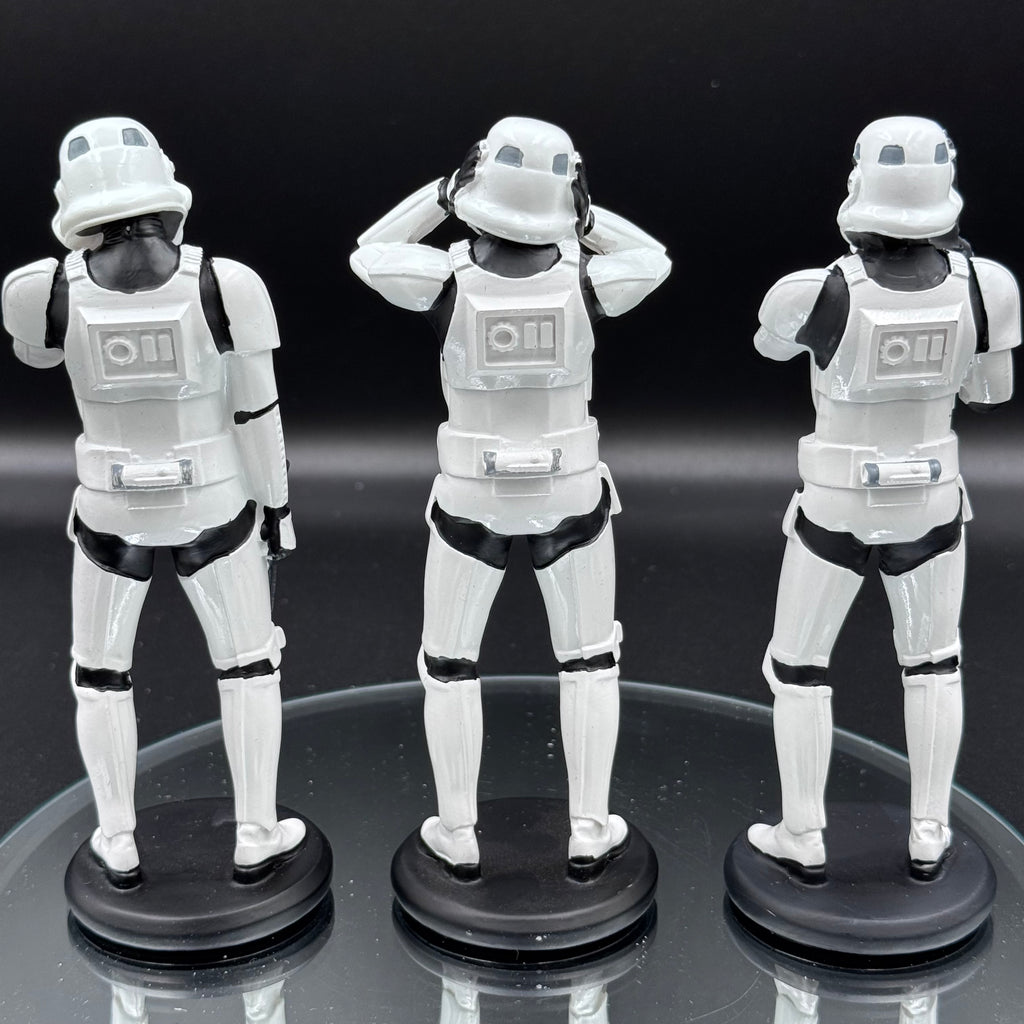 The Original Stormtrooper Three Wise Sci-Fi Figurines