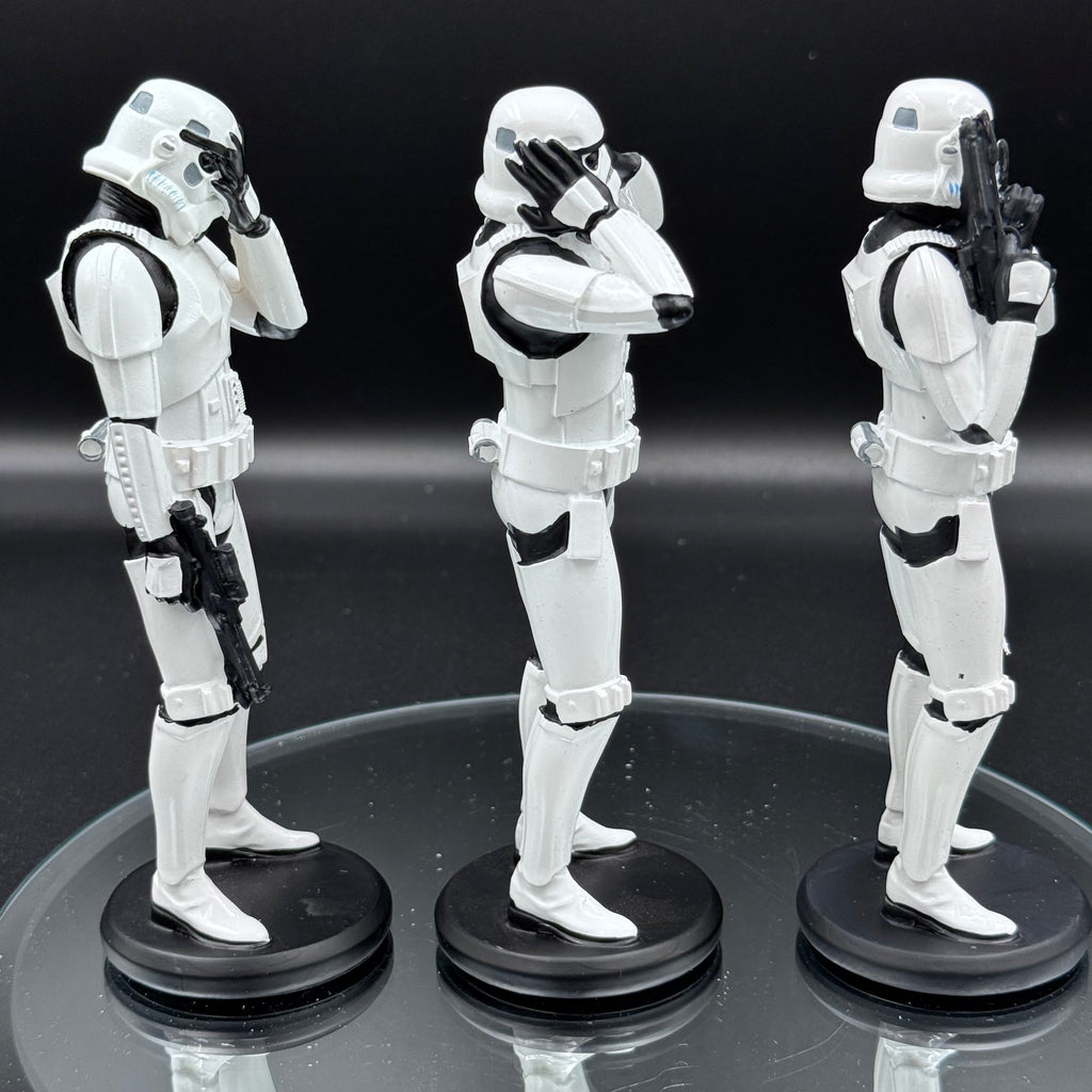 The Original Stormtrooper Three Wise Sci-Fi Figurines